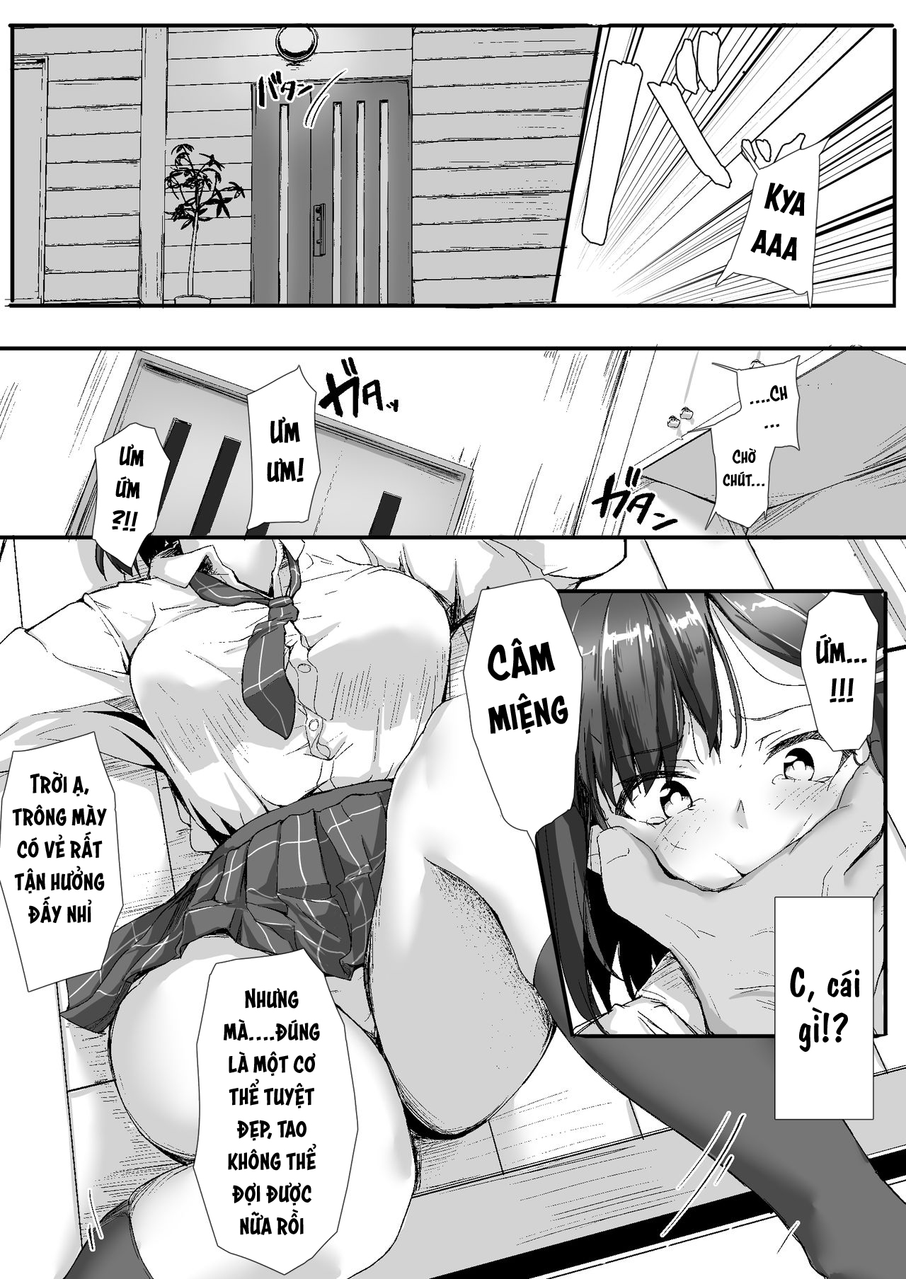 Đọc truyện hentai Namaiki na ♀ o Oji-san ga Wakaraseta Hi - Oneshot
