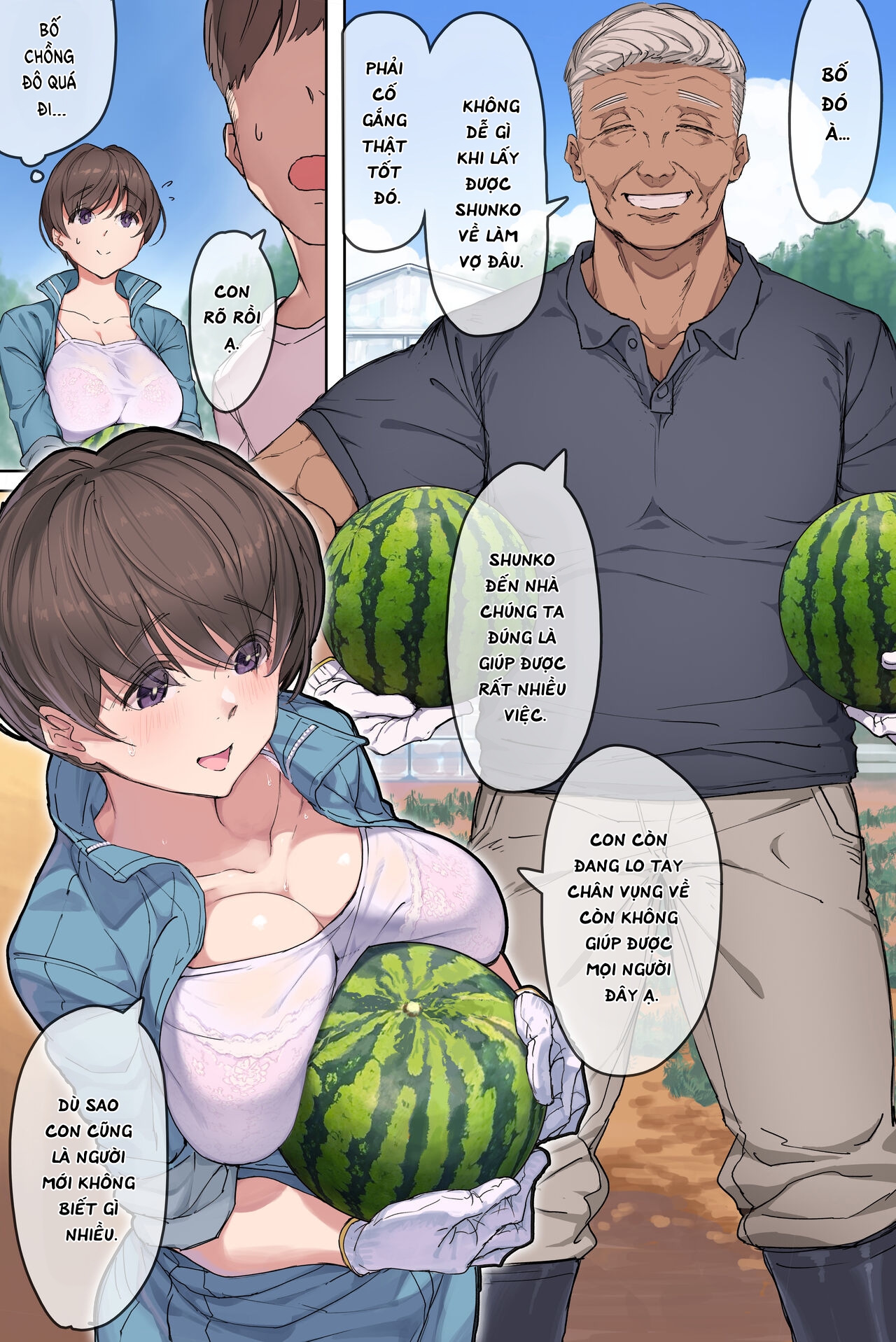 Đọc truyện hentai Bố chồng và nàng dâu. - Chap 1