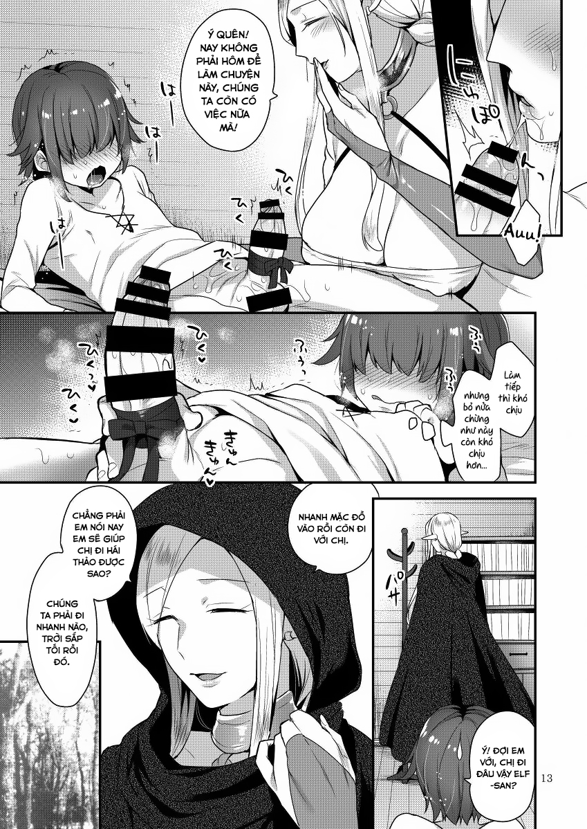 Đọc truyện hentai Elf-san wa Ijiwaru - Oneshot