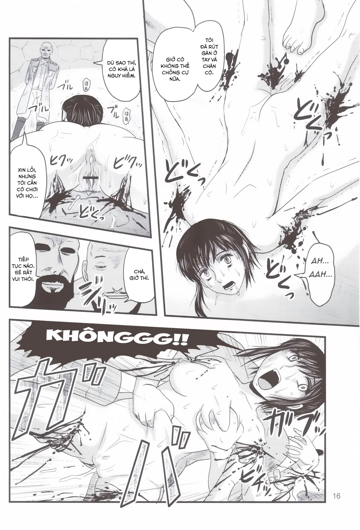 Đọc truyện hentai Sangeki no Sasha - Oneshot