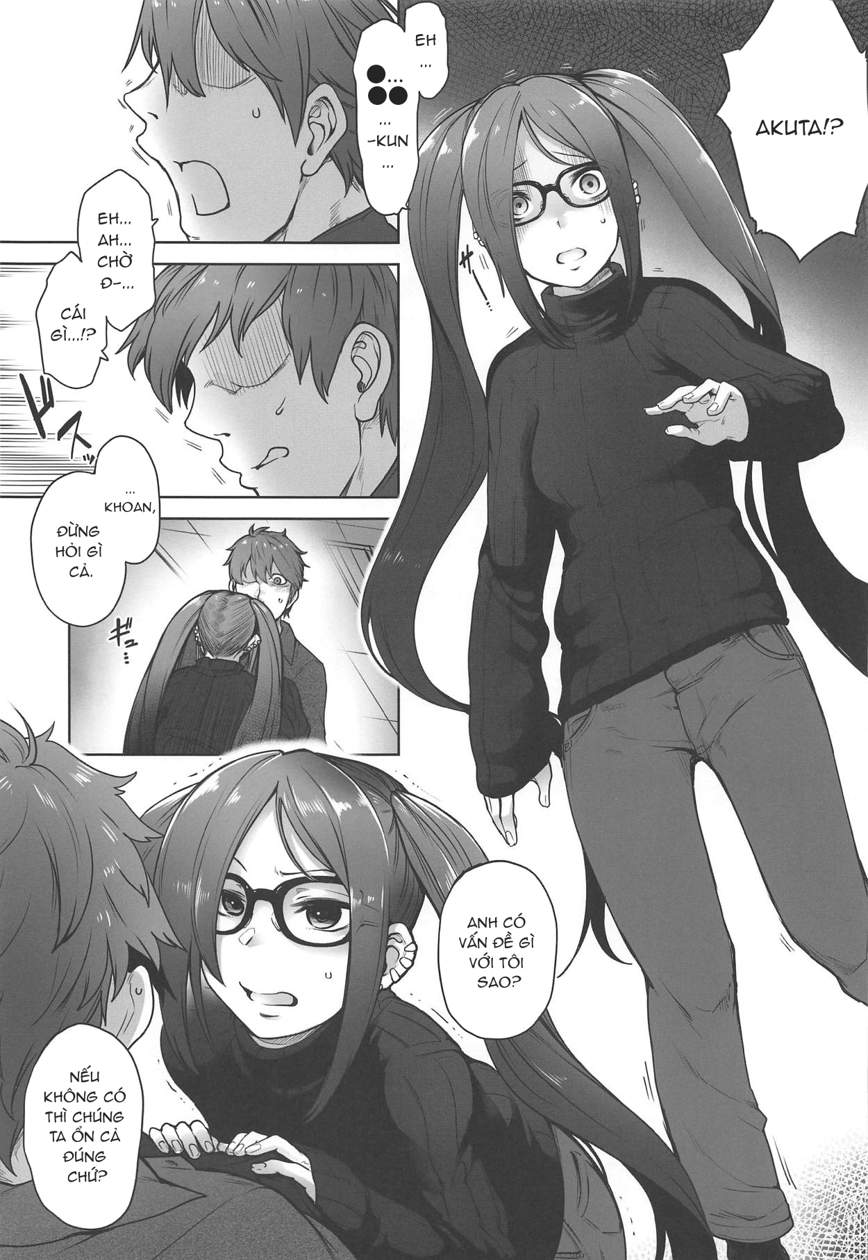 Đọc truyện hentai Cô gái tôi book ở nhà thổ là Akuta-san, người chung học viện - Oneshot