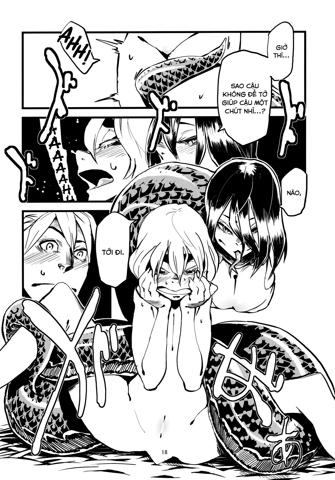 Đọc truyện hentai Kẻ làm điều ác phi nhân loại - Chap 3.0: Ếch và Rắn