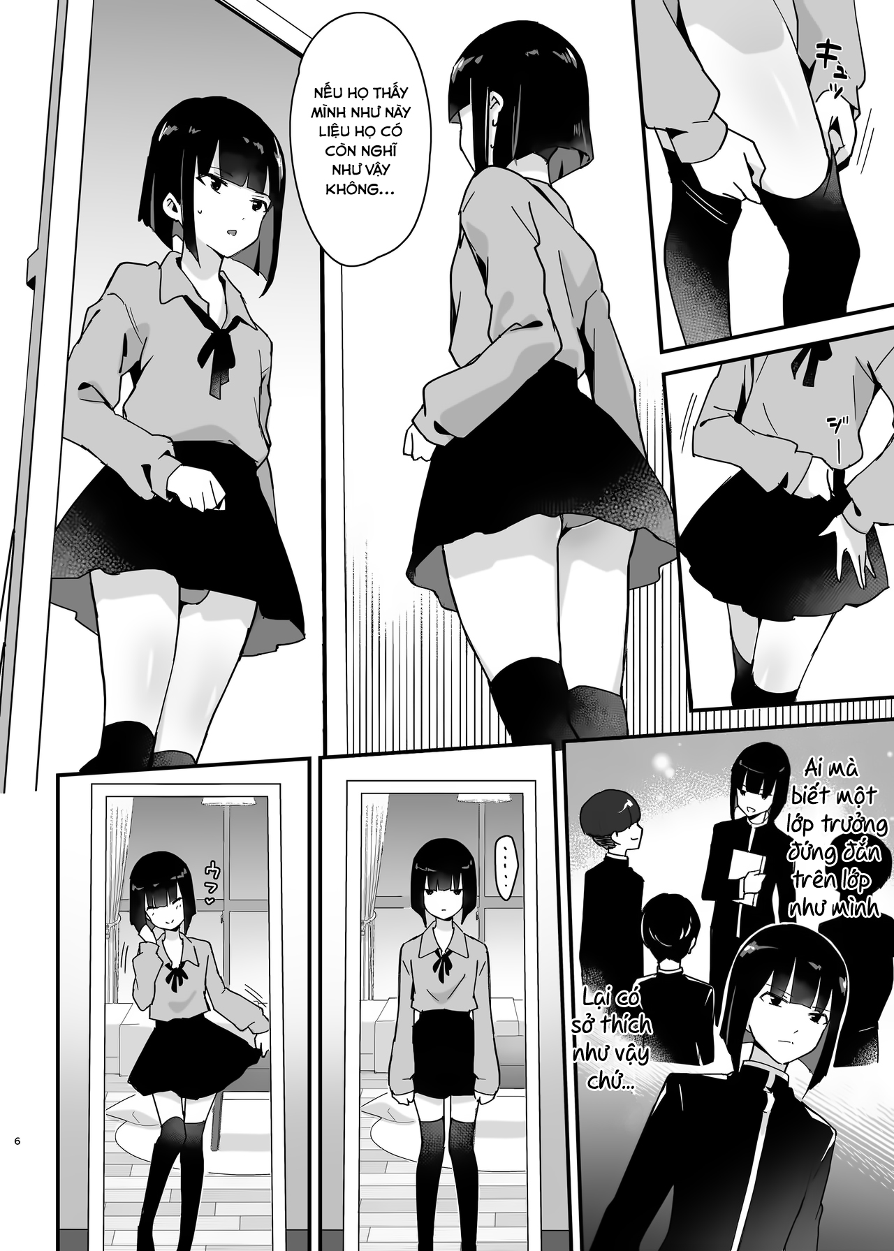 Đọc truyện hentai Iinchou wa Furyou Chinpo ni Otosareru - Oneshot