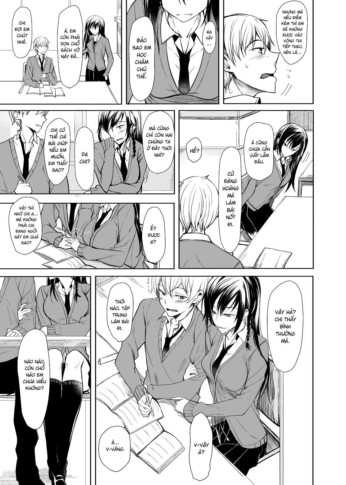 Đọc truyện hentai Cuốn truyện kể về việc tôi bị phục kích bởi một chị gái lạ mặt lớp trên - Chap 1