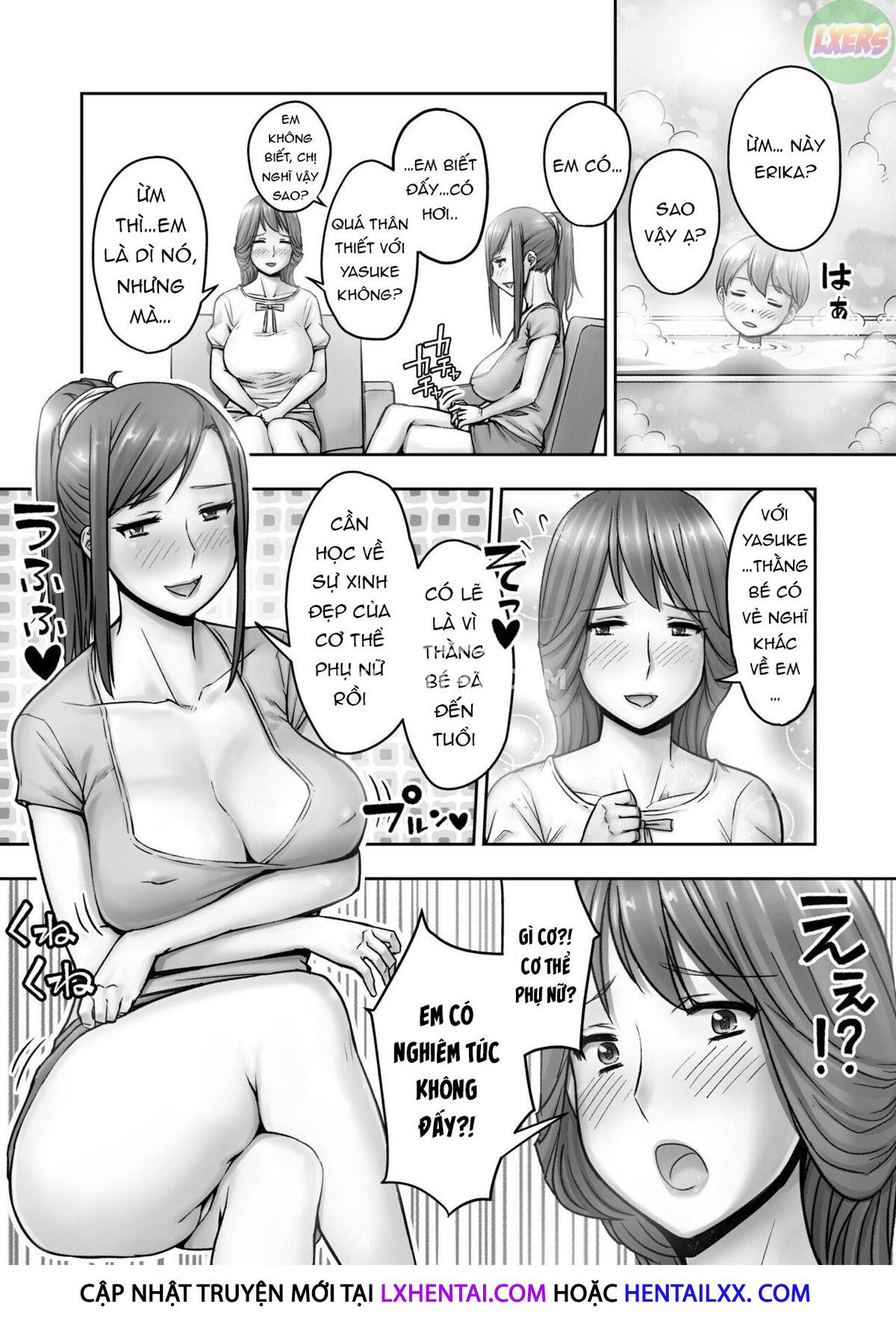Đọc truyện hentai Giáo dục giới tính của người mẹ dâm đãng - Oneshot
