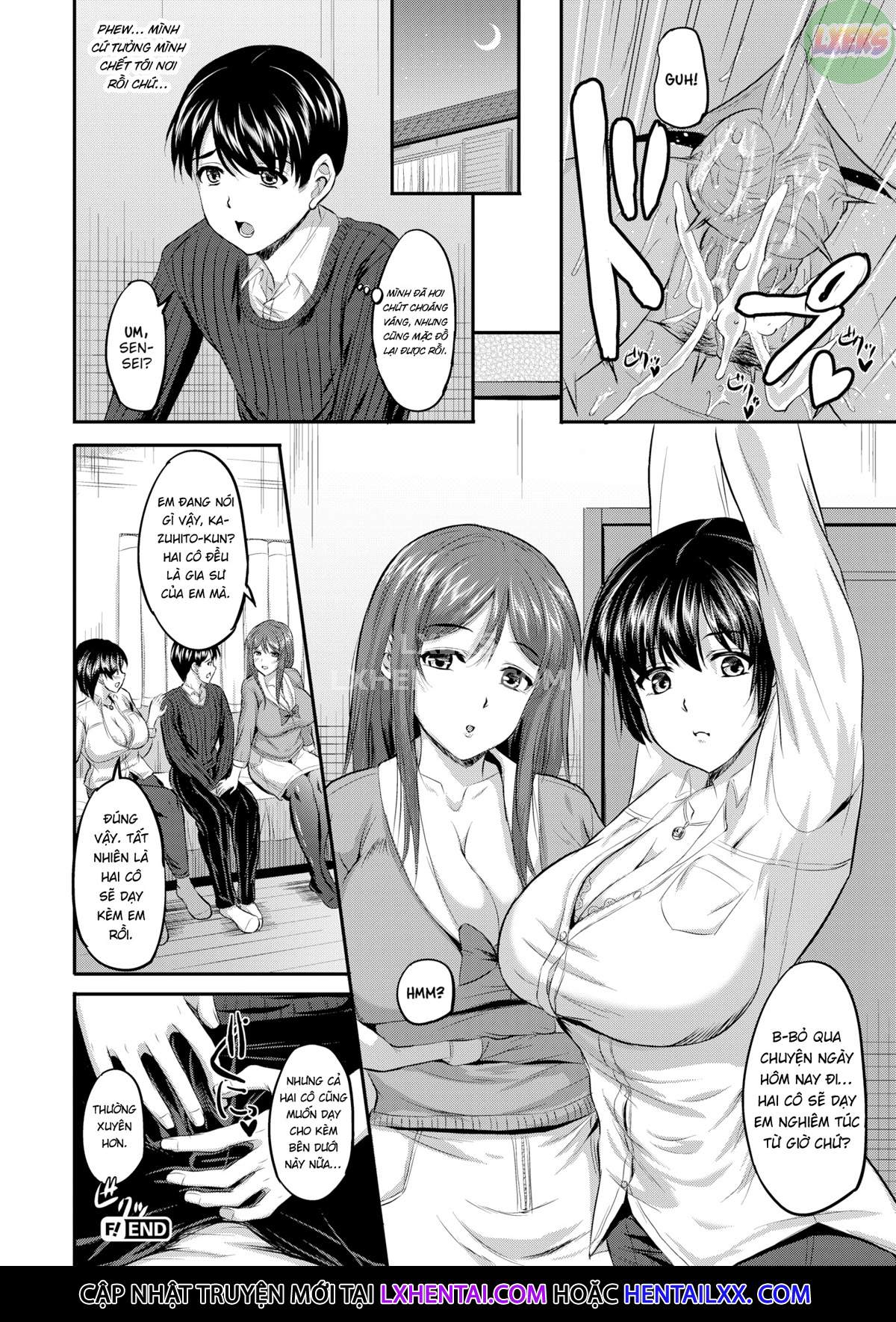 Đọc truyện hentai Hai chị gia sư - Oneshot