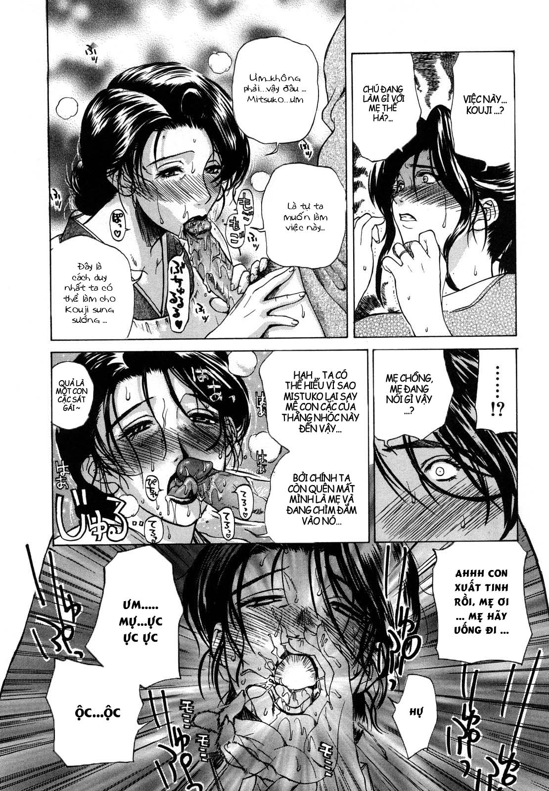 Đọc truyện hentai Cô dâu dâm đãng của nhà Takayanagike - Chap 4