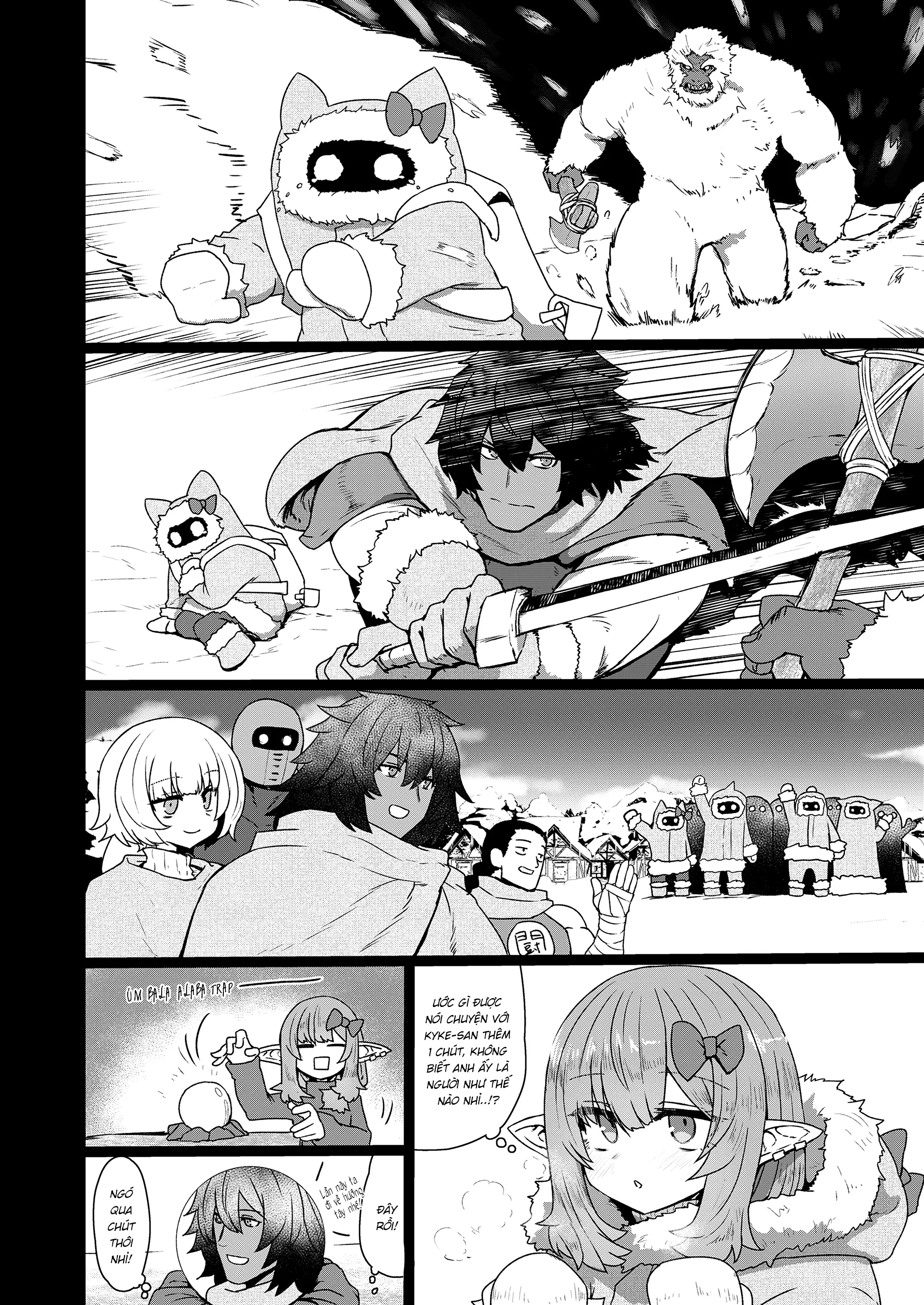 Đọc truyện hentai Yakkai na Fan Elf - Oneshot