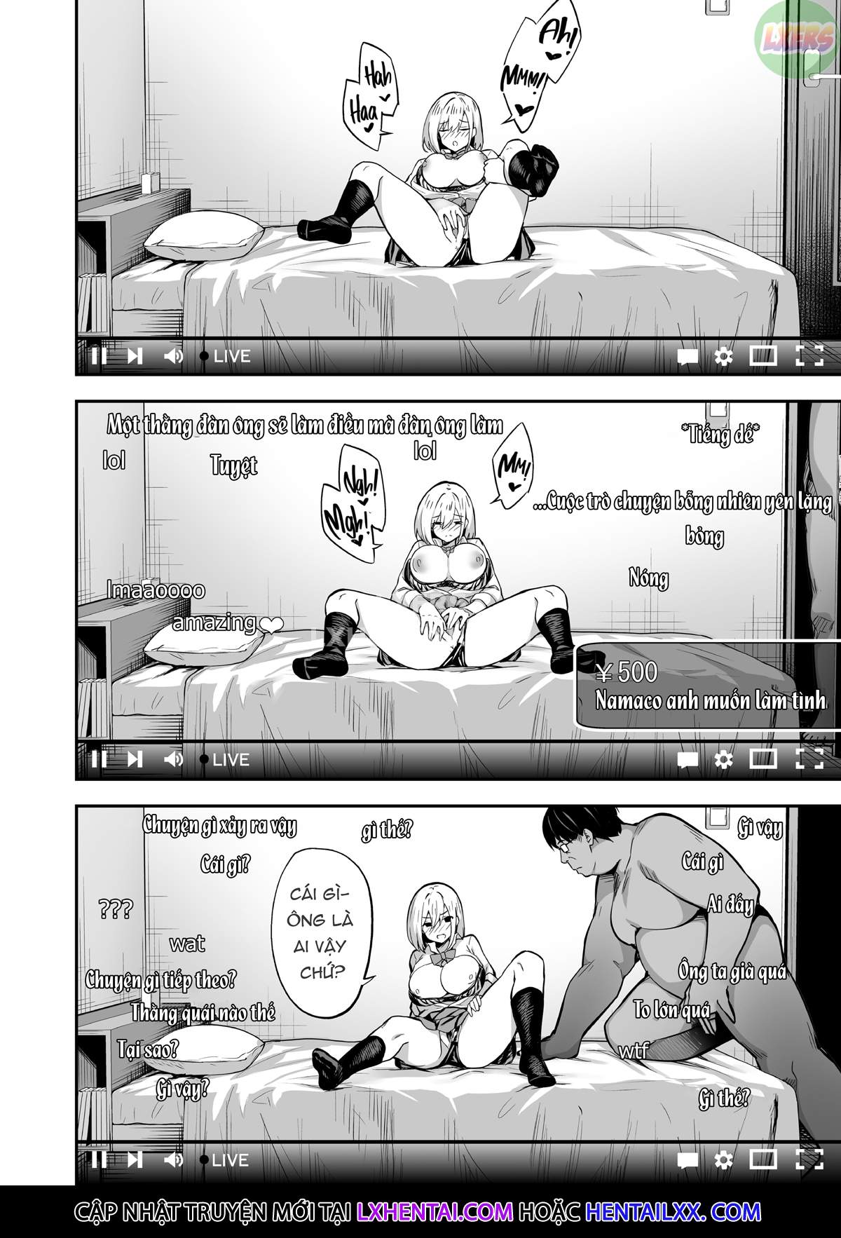 Đọc truyện hentai Namaco's Live Streampie - Oneshot