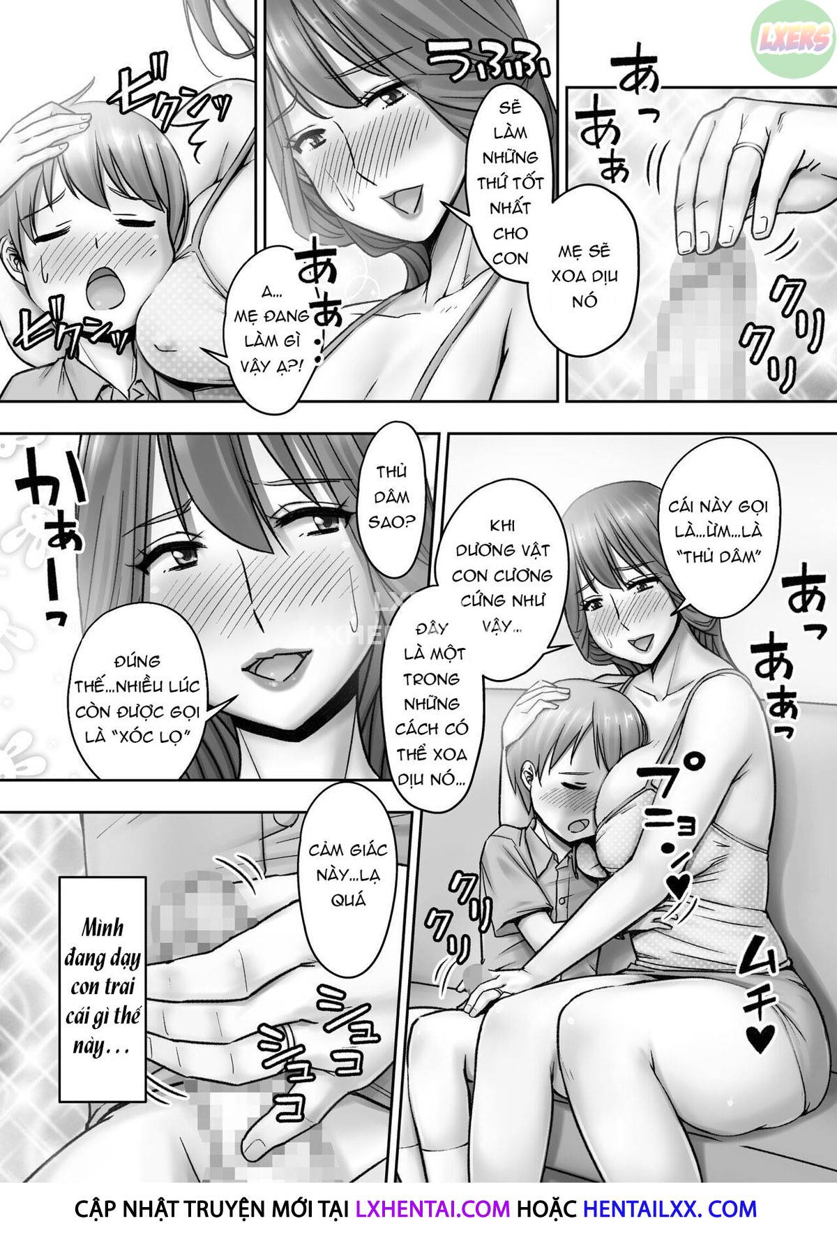 Đọc truyện hentai Giáo dục giới tính của người mẹ dâm đãng - Oneshot