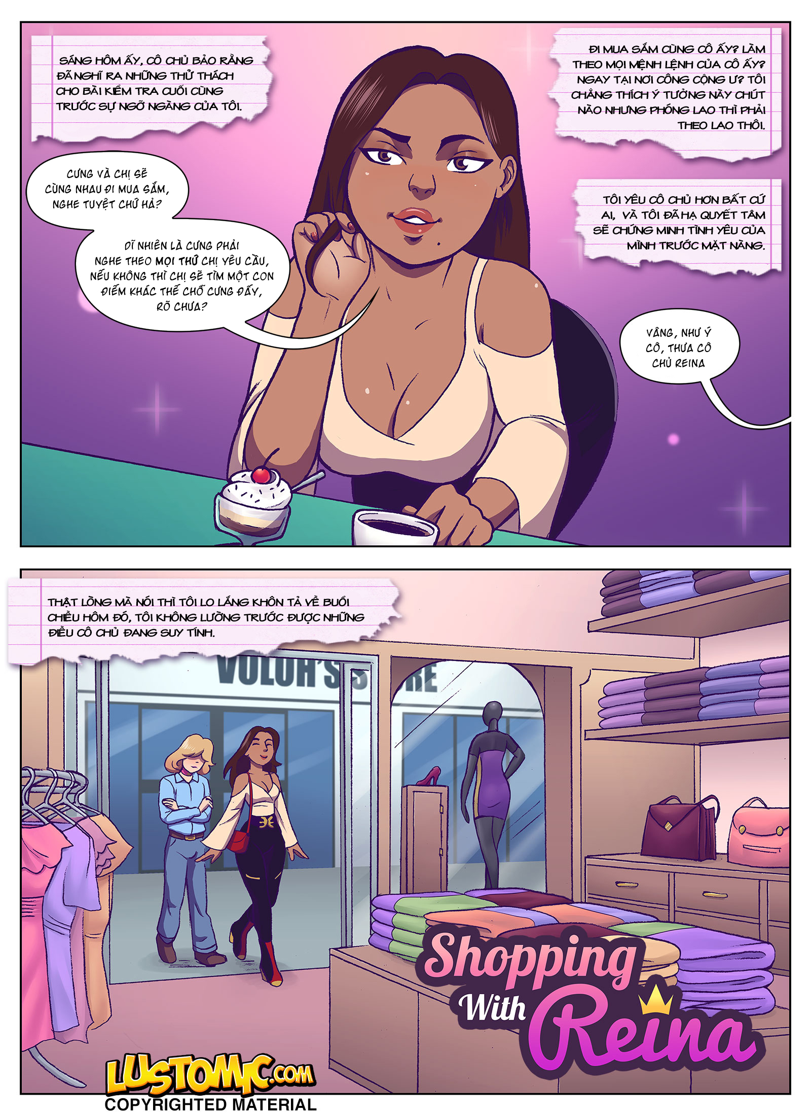 Đọc truyện hentai Mua sắm cùng cô chủ - Oneshot