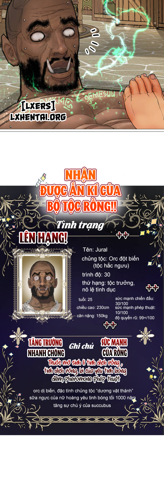 Đọc truyện hentai Nữ Hoàng Dark Elf Và Nô Lệ Orc - Chap 19