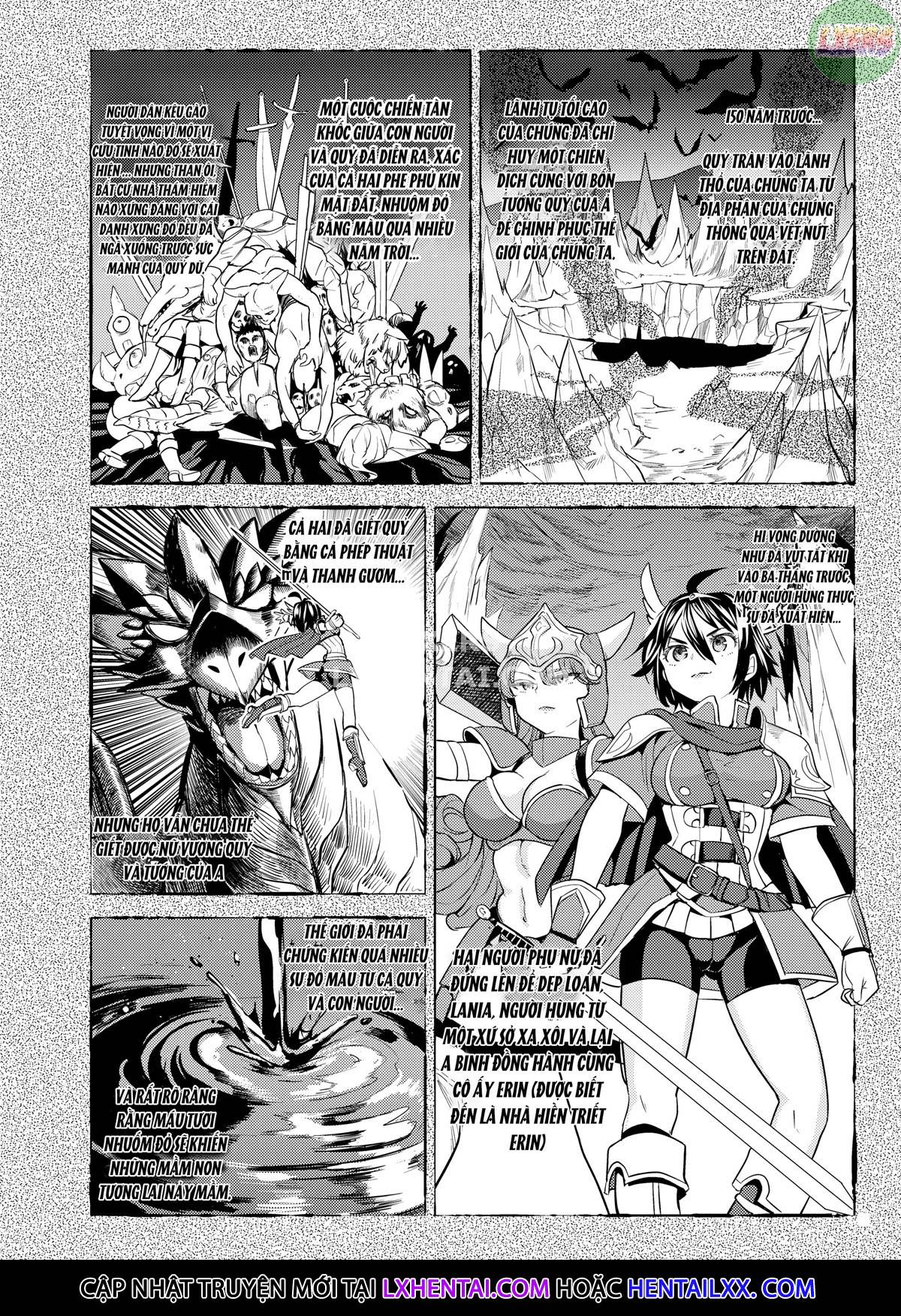 Đọc truyện hentai Tái sinh thành một nữ anh hùng có 5 người vợ quỷ - Chap 1