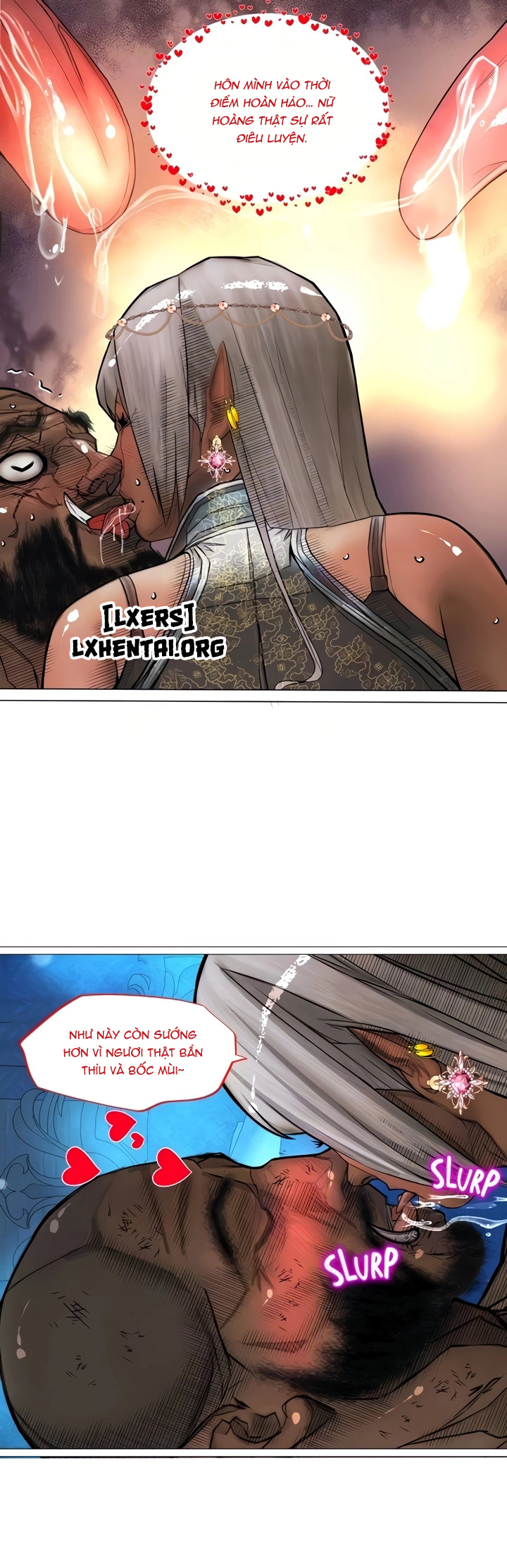Đọc truyện hentai Nữ Hoàng Dark Elf Và Nô Lệ Orc - Chap 24