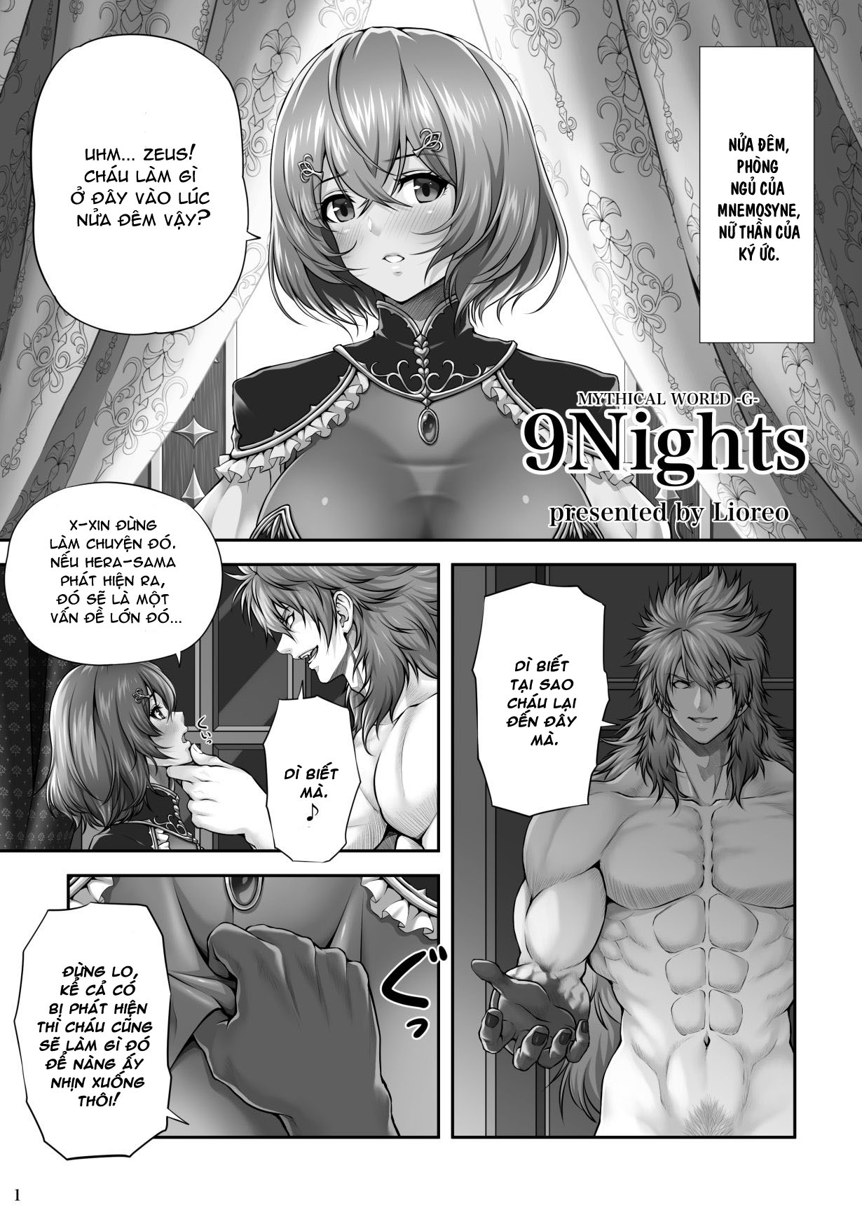 Đọc truyện hentai 9 Đêm Dài - Oneshot Thần Thoại