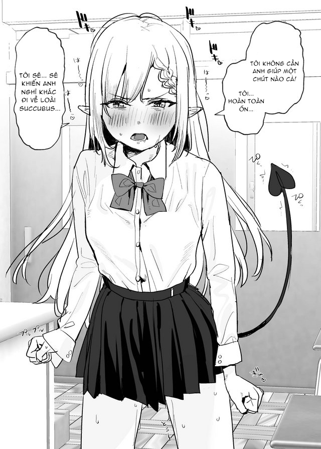 Đọc truyện hentai Nữ sinh Succubus-chan - Oneshot