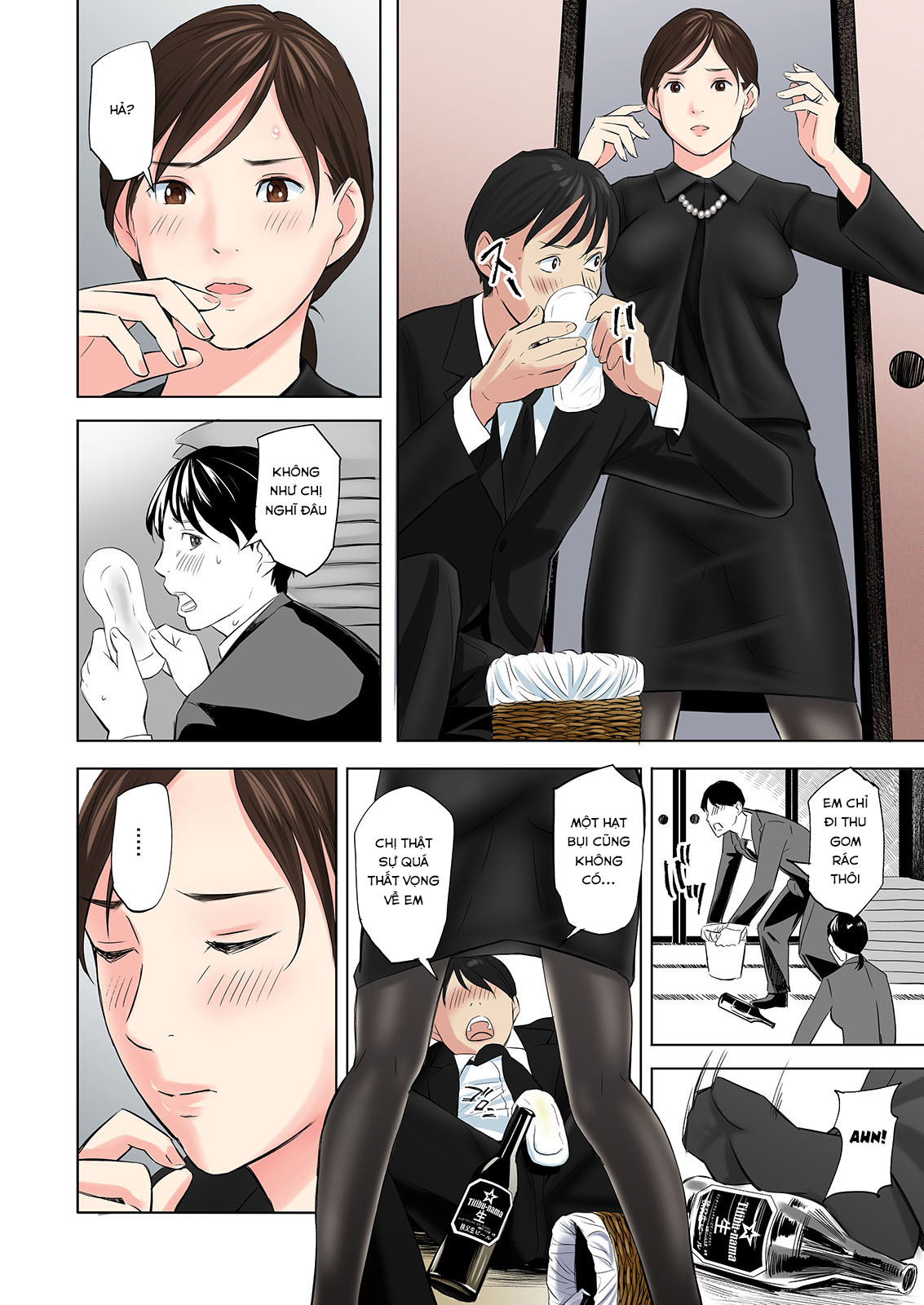 Đọc truyện hentai Mofuku Miboujin No Erohon Desu - Oneshot