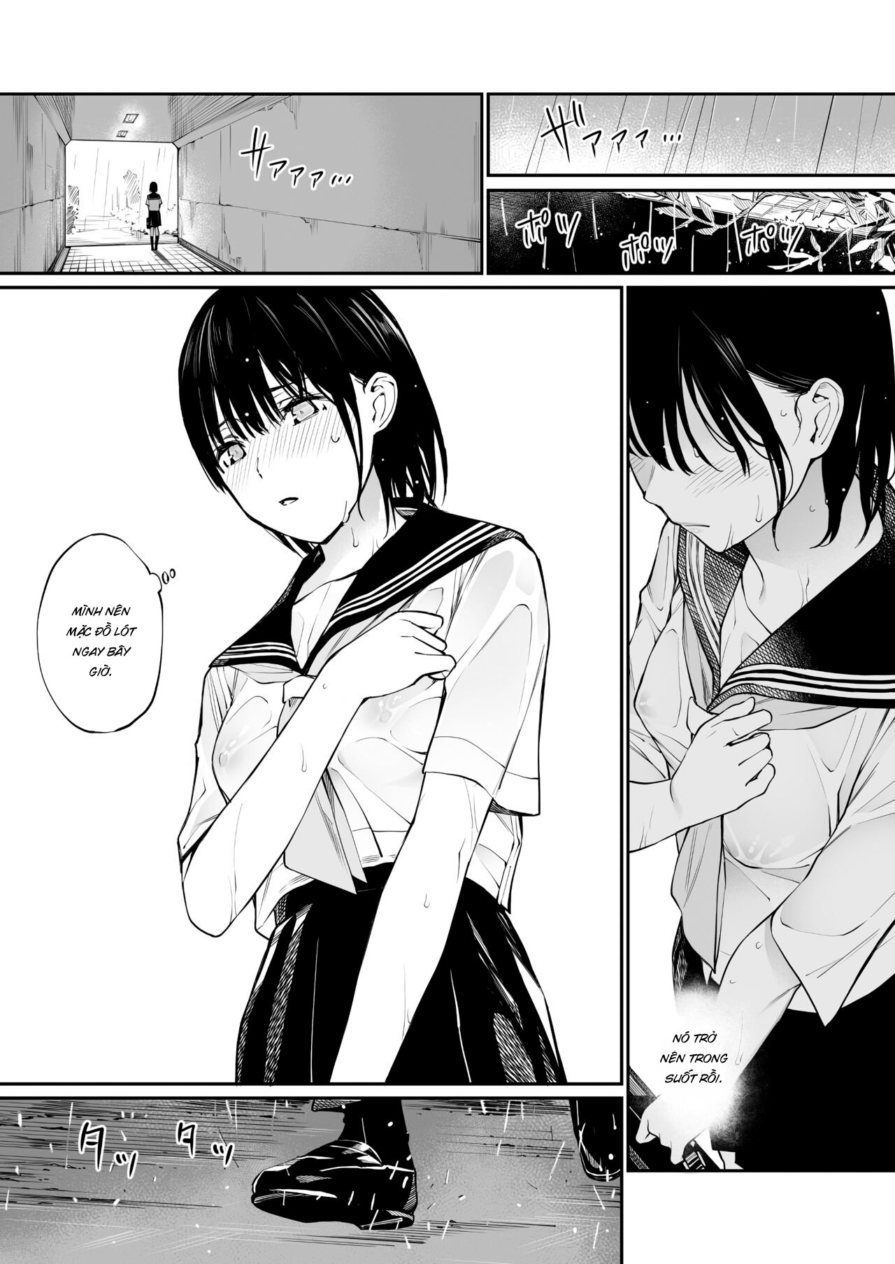 Đọc truyện hentai Tôi lõa thể trong chiều mưa - Oneshot nuột