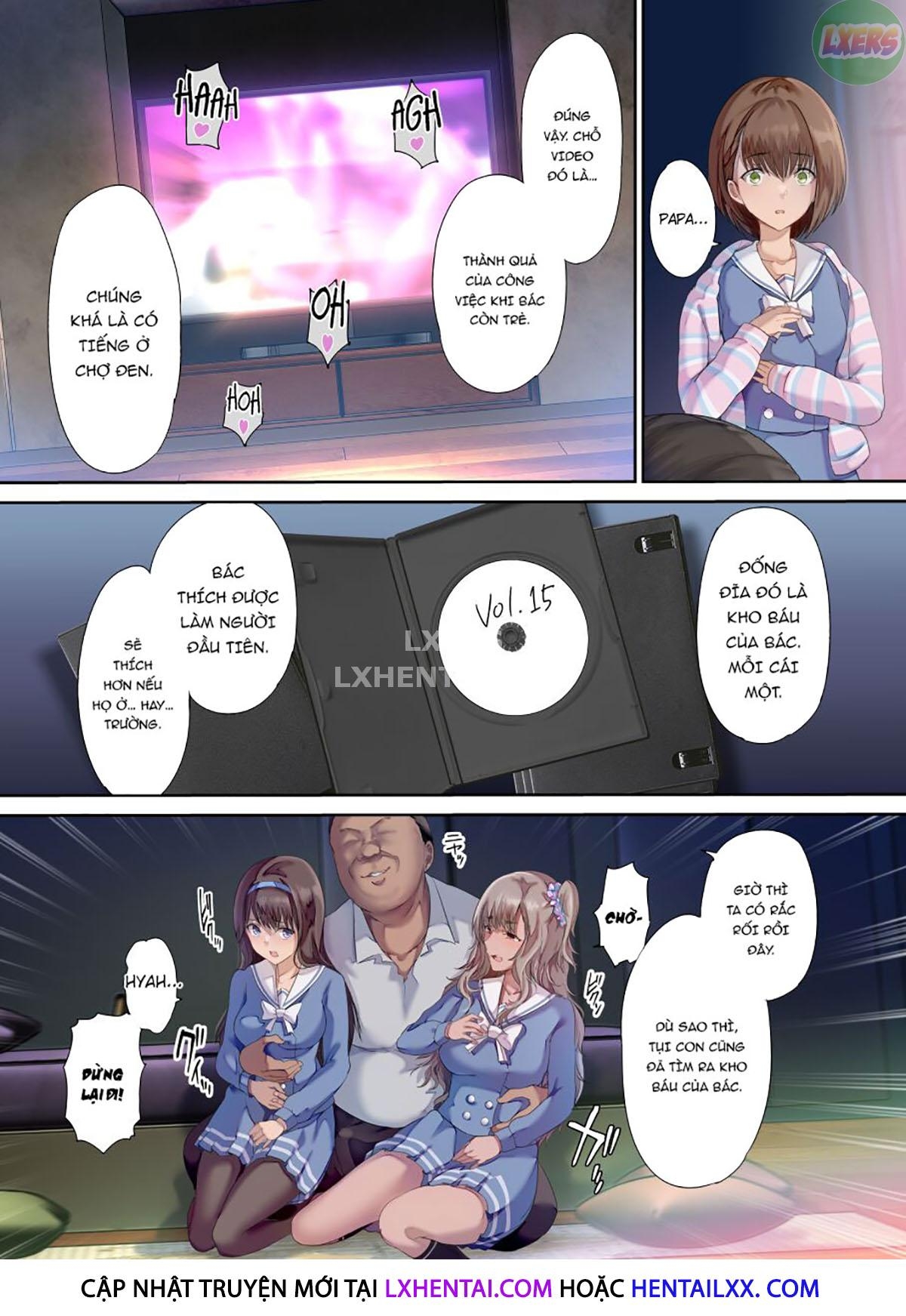 Đọc truyện hentai Papa No Shinshitsu Wa Musume Tomodachi No Tamariba - Oneshot