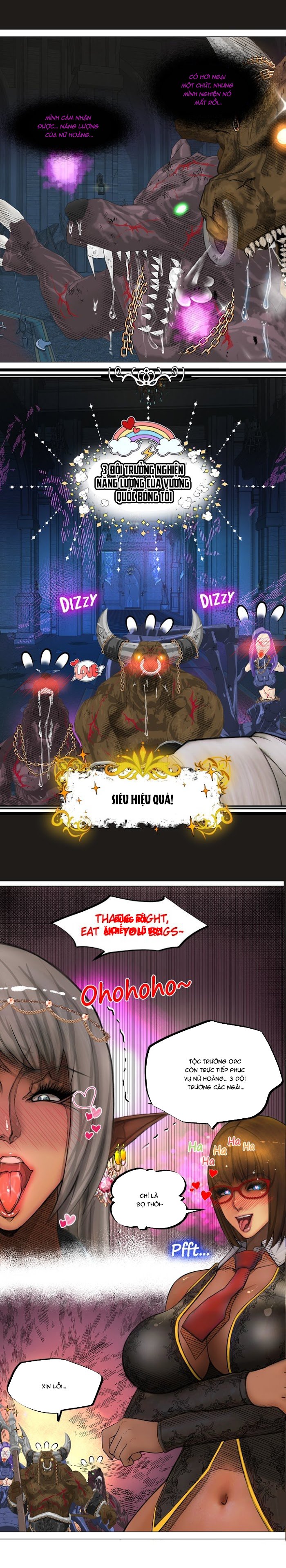 Đọc truyện hentai Nữ Hoàng Dark Elf Và Nô Lệ Orc - Chap 7