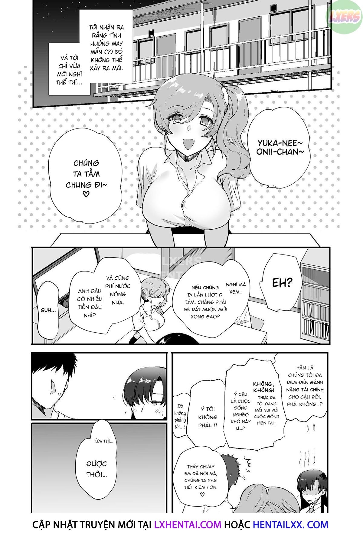 Đọc truyện hentai My Roommates Are Way Too Lewd ~Living In A One-Room Apartment With Two Perverted Sisters~ - Chap 2