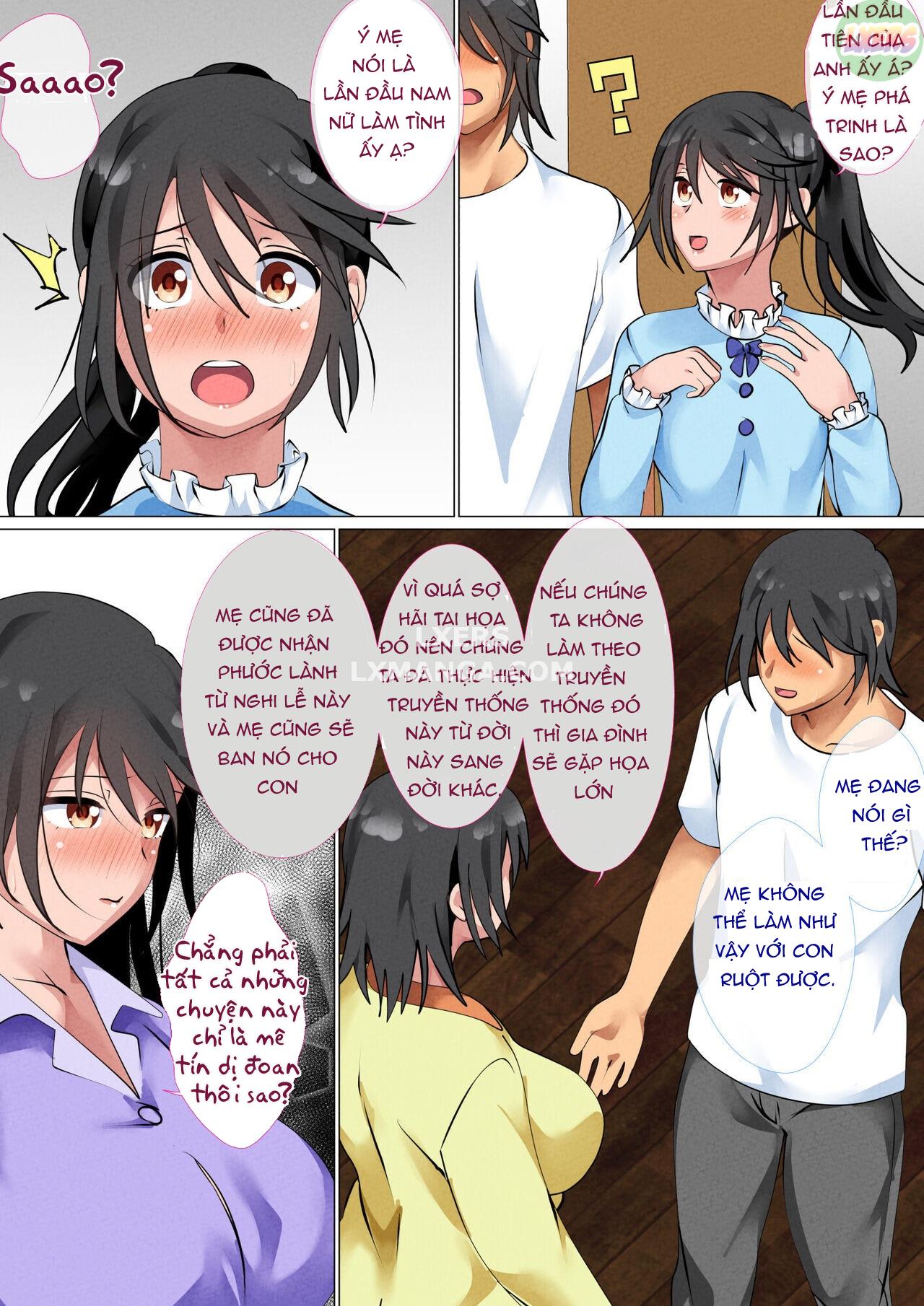 Đọc truyện hentai Kazoku De Musuko O Fudeoroshi Suru Narawashi Ga Sonzai Suru Kakei Oneshot
