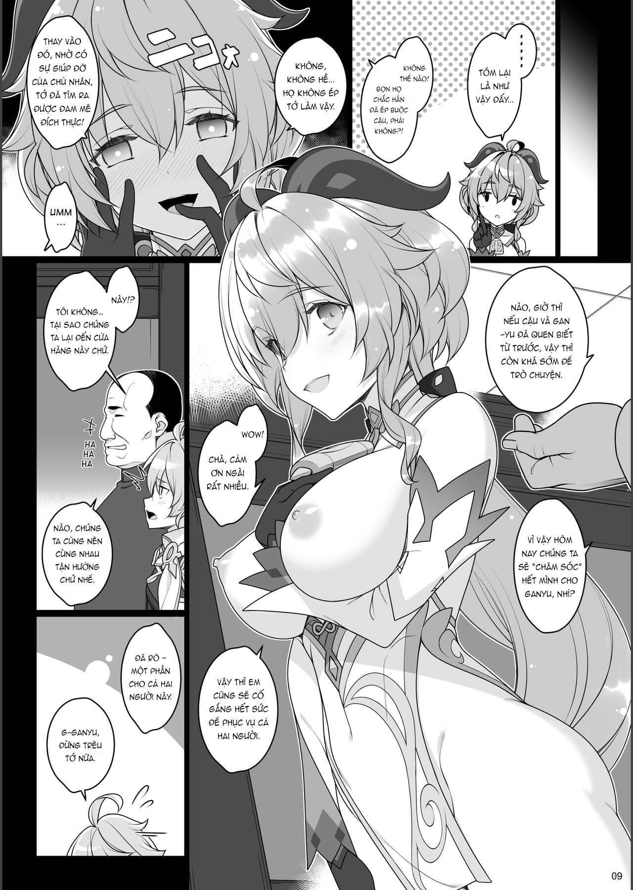 Đọc truyện hentai Dê Dừa Bị Lừa Mát Xa 2! - 1shot