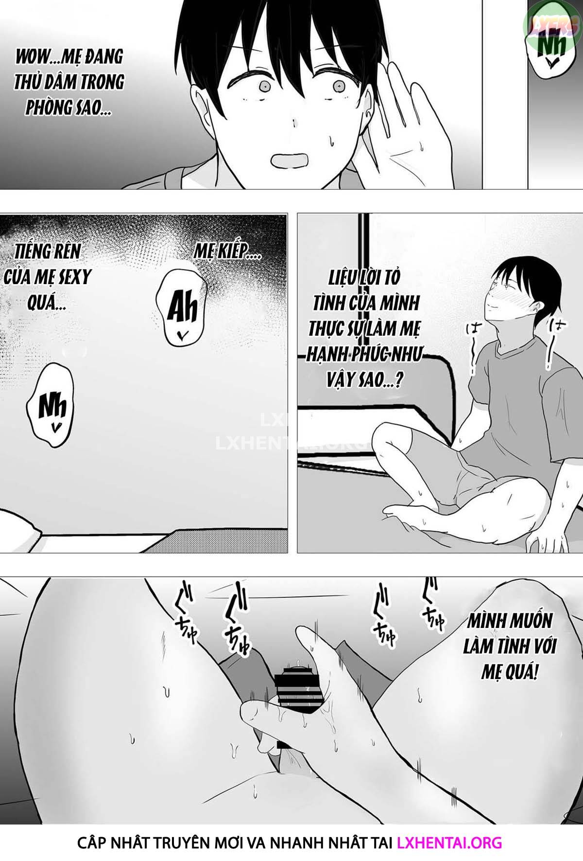 Đọc truyện hentai Người mẹ yêu quý của tôi, cô bạn gái ngốc nghếch của tôi - Chap 2