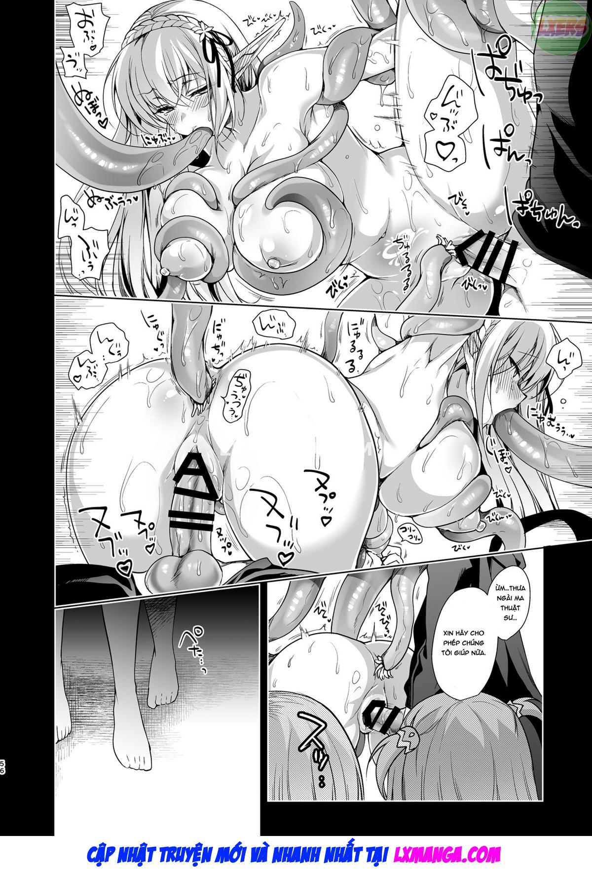 Đọc truyện hentai Elf ni Inmon o Tsukeru Hon Chap 3 LEVEL:3