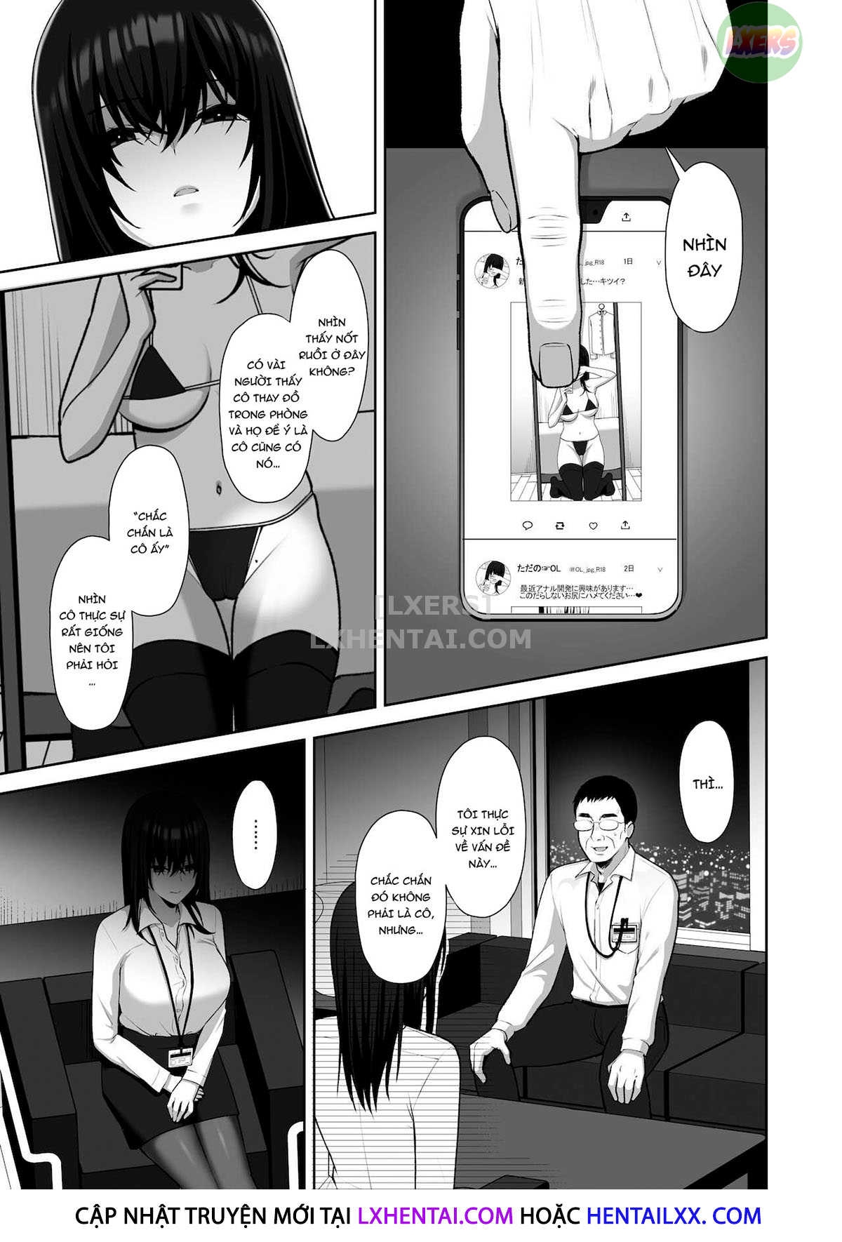 Đọc truyện hentai An Office Lady's Behind The Scenes Masochistic Onahole Training Chap 1