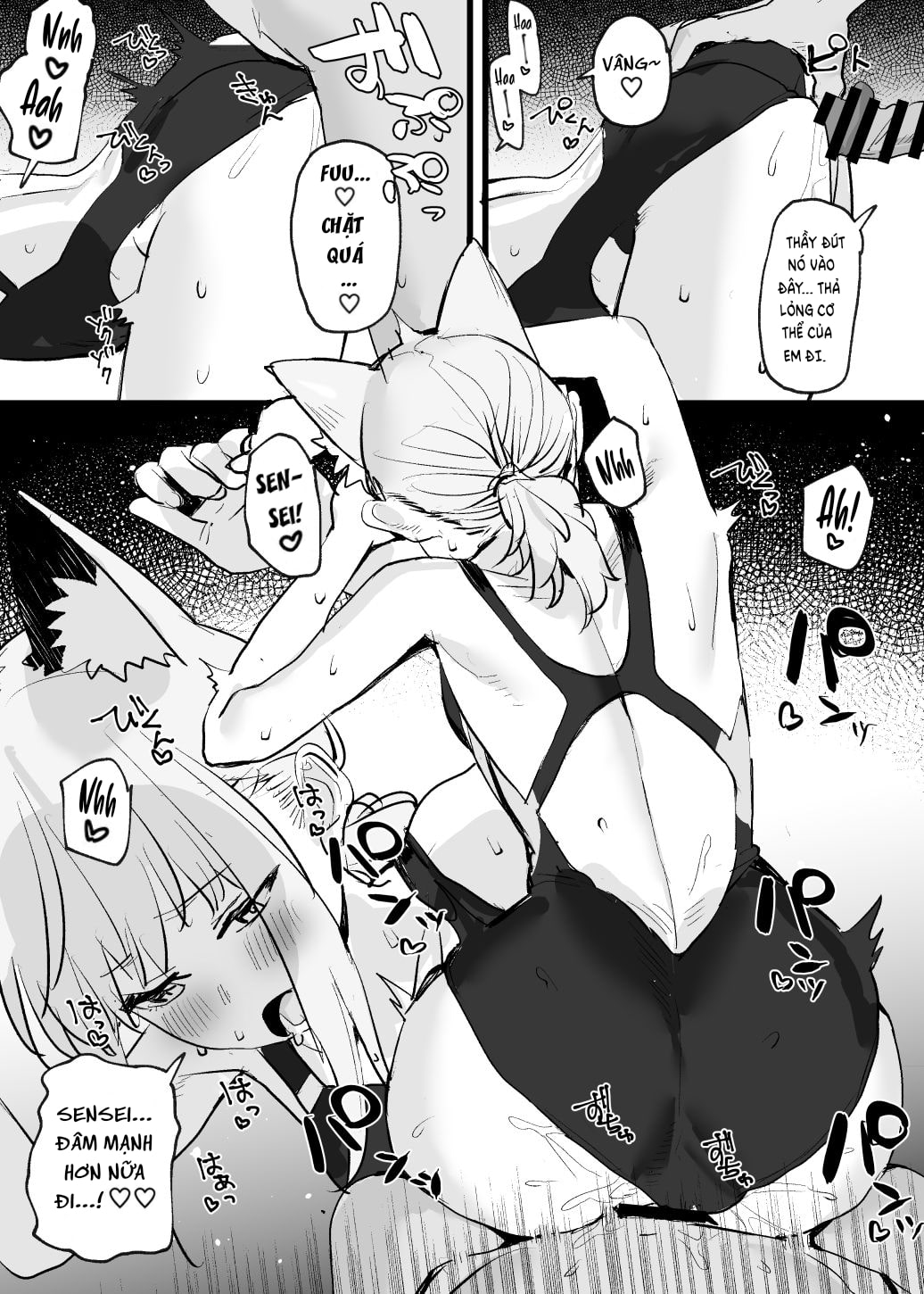 Đọc truyện hentai Mizugi Shiroko Ero Manga - Oneshot