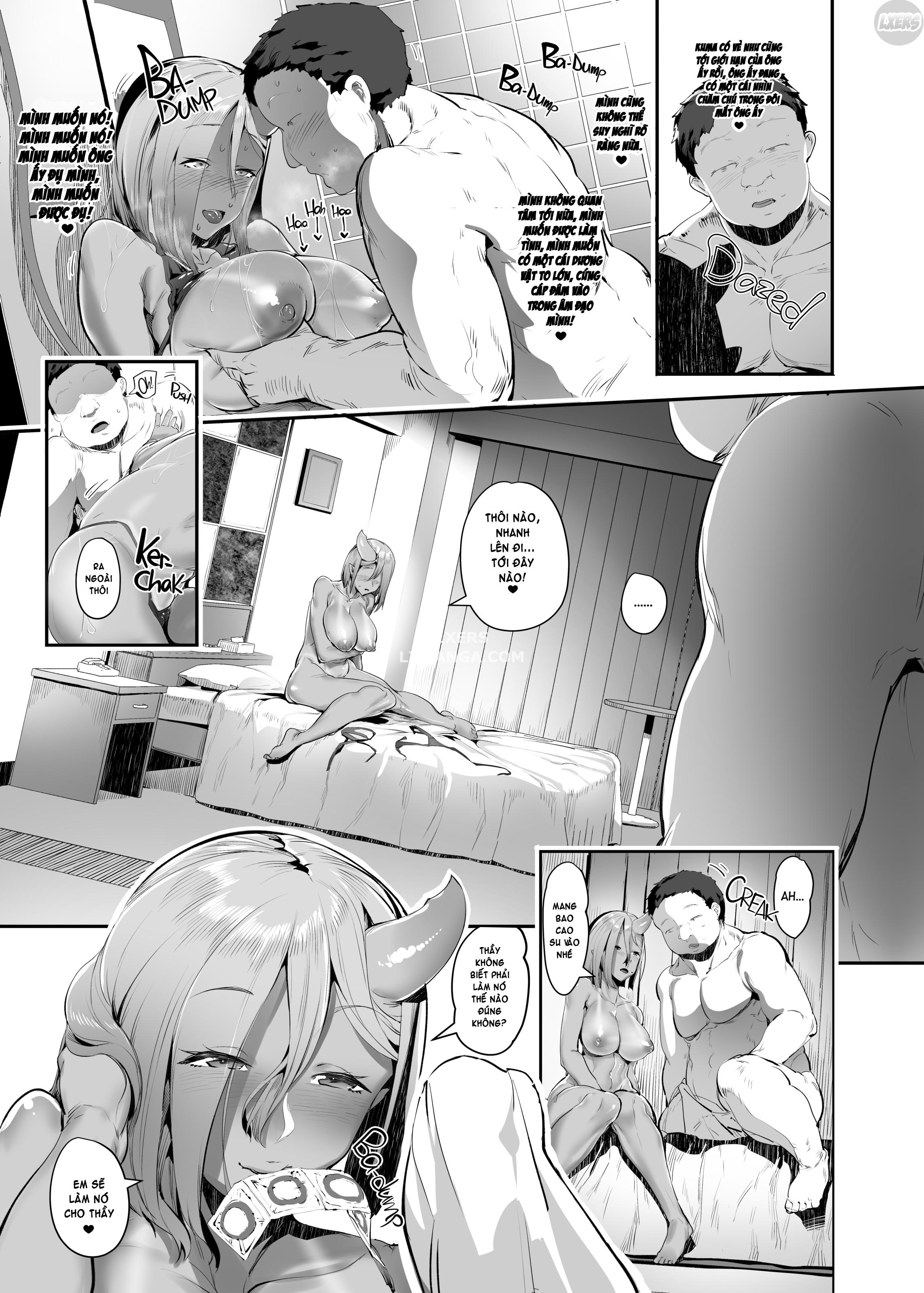 Đọc truyện hentai Milked By An Oni Gal - Oneshot
