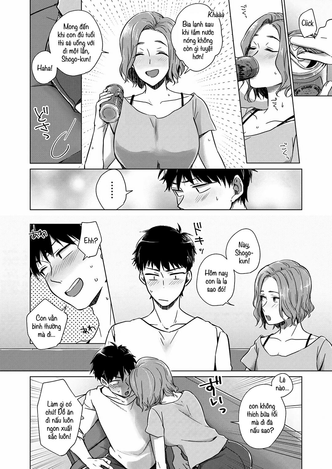 Đọc truyện hentai Mẹ kế khi say - Oneshot