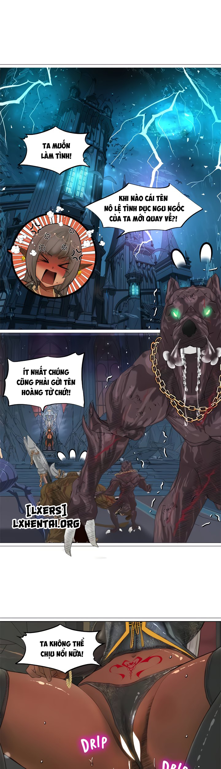 Đọc truyện hentai Nữ Hoàng Dark Elf Và Nô Lệ Orc - Chap 30