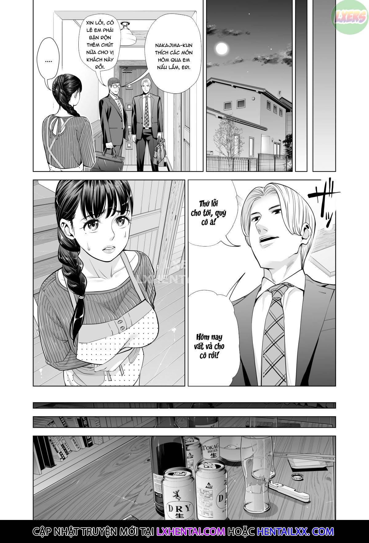 Đọc truyện hentai A Housewife Stolen By A Coworker Besides Her Blackout Drunk Husband - Chap 2