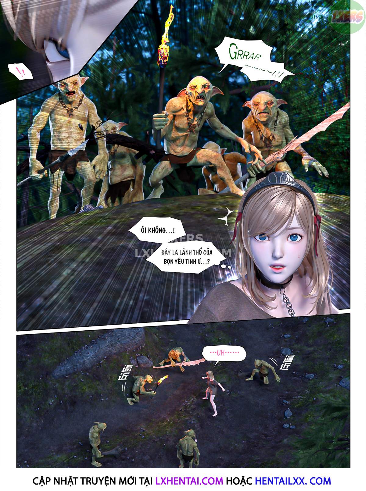Đọc truyện hentai The Rose Fall Into Darkness - Chap 3