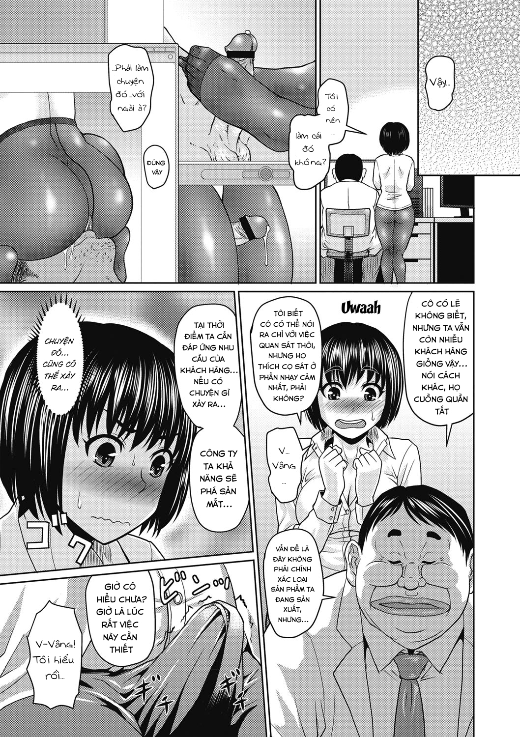 Đọc truyện hentai Nikkanteki Kuro Stocking Seikatsu - Chap 3