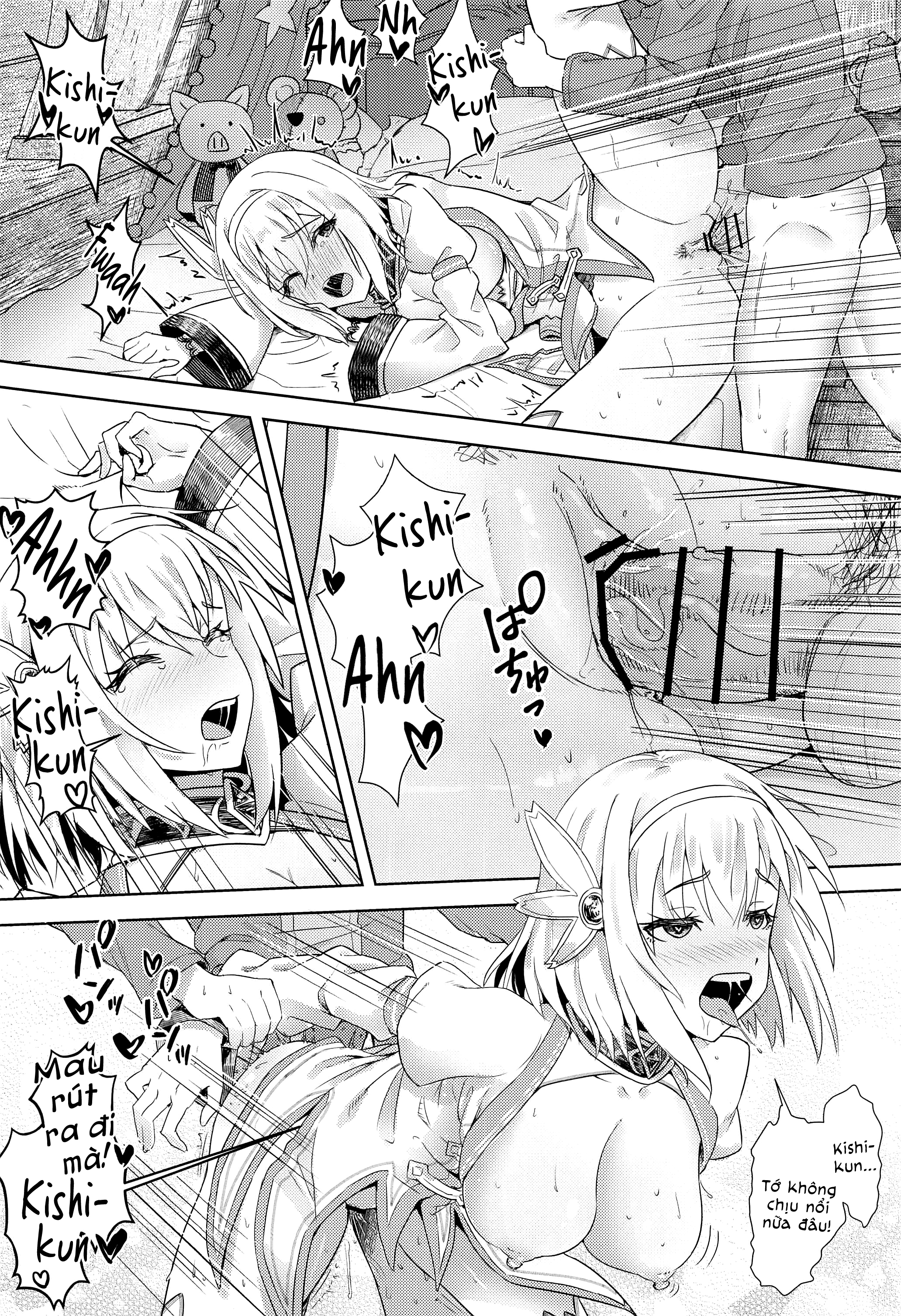 Đọc truyện hentai Yui-chan to Kishi-kun Futarikiri no Hitotoki Oneshot