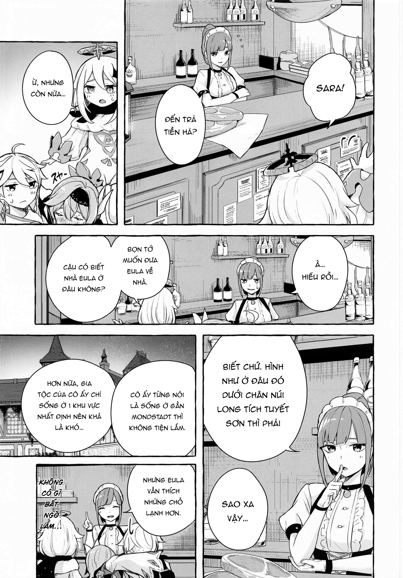 Đọc truyện hentai Phản ứng tan chảy của Eula - Oneshot