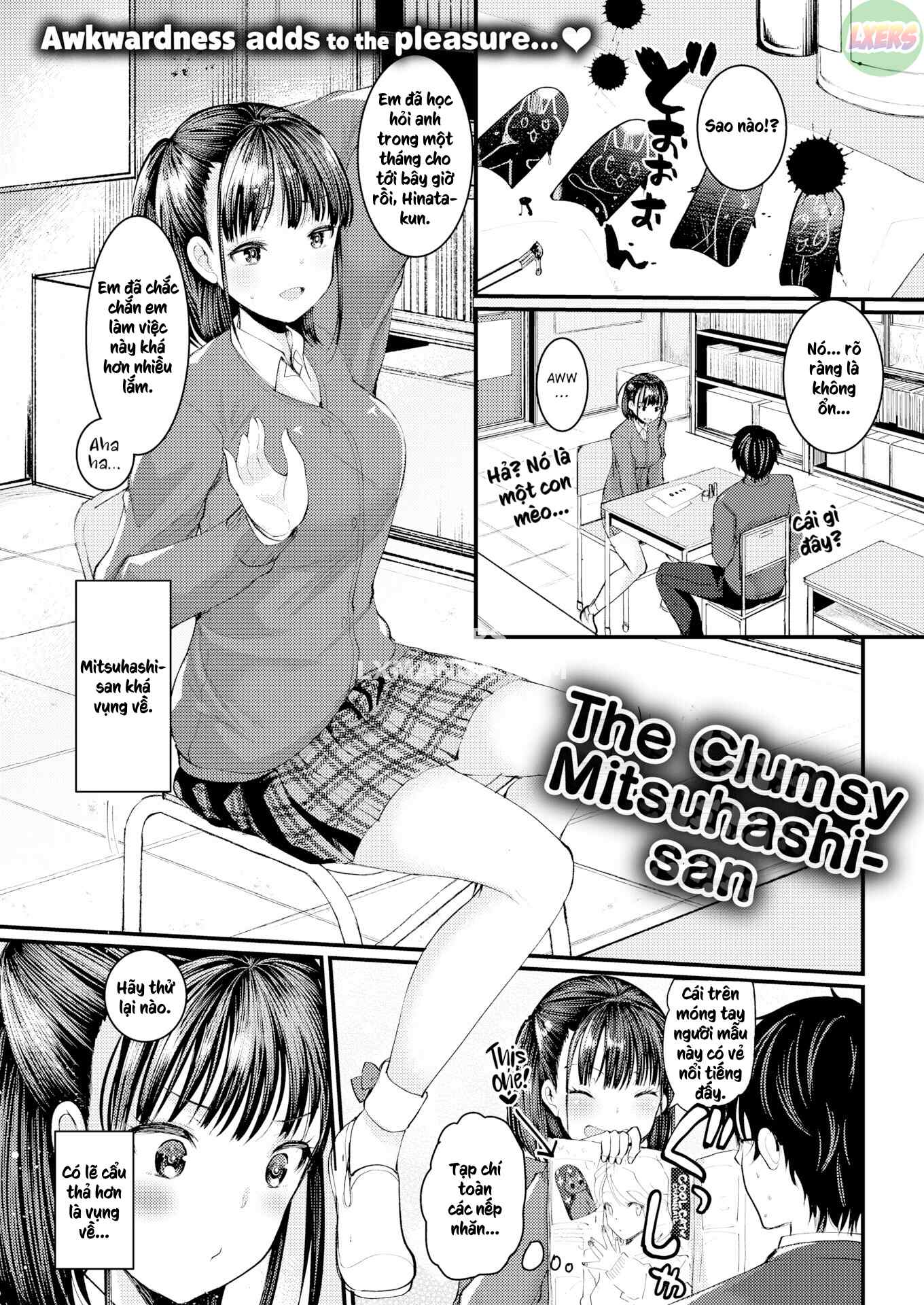 Đọc truyện hentai Mitsuhashi vụng về - Oneshot