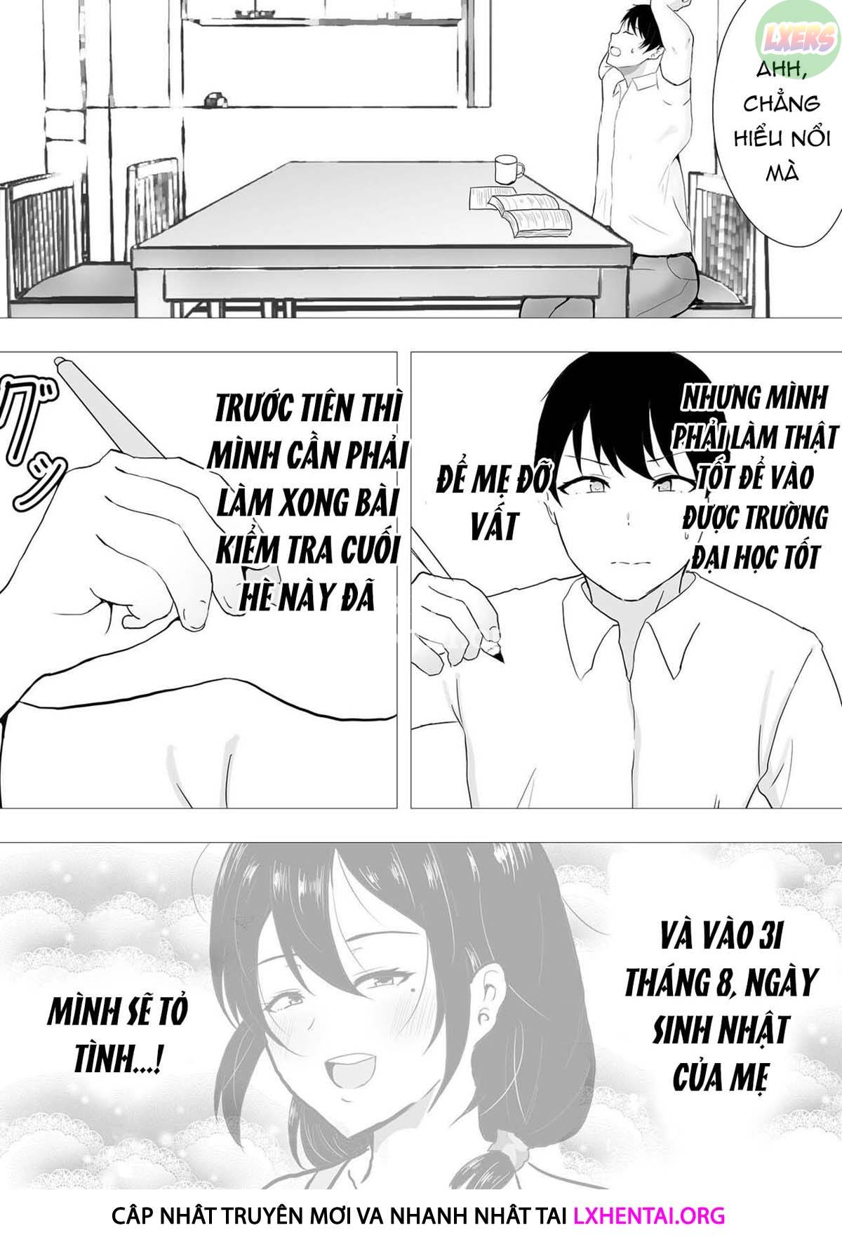 Đọc truyện hentai Người mẹ yêu quý của tôi, cô bạn gái ngốc nghếch của tôi - Chap 2