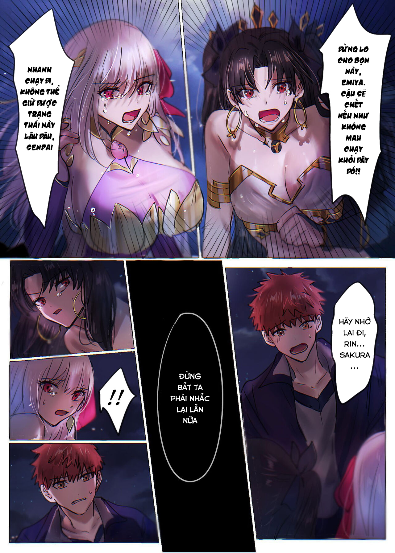 Đọc truyện hentai Fate rewrite ~Rin to Sakura ga Servant-ka Sennou Sareru Hon~ (Fate Grand Order) - Oneshot