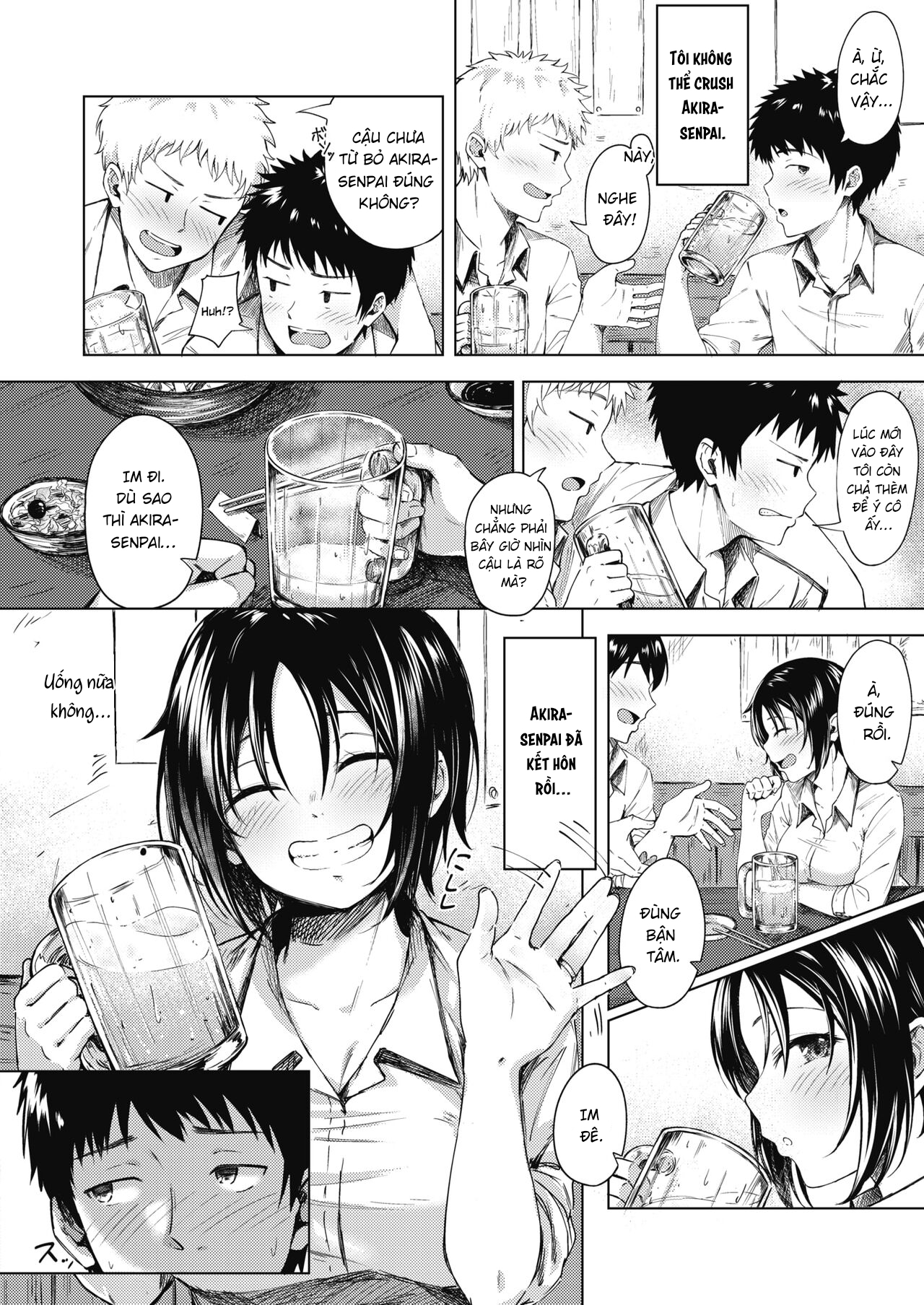 Đọc truyện hentai Akogare no Senpai - Oneshot
