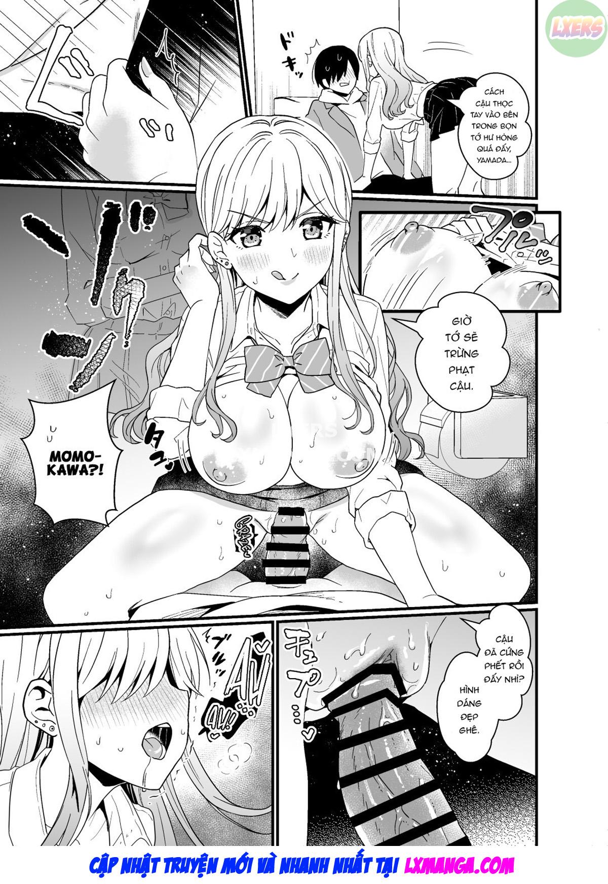 Đọc truyện hentai That Time Gyarus Asked Me To Grope Their Tits After Class - Oneshot