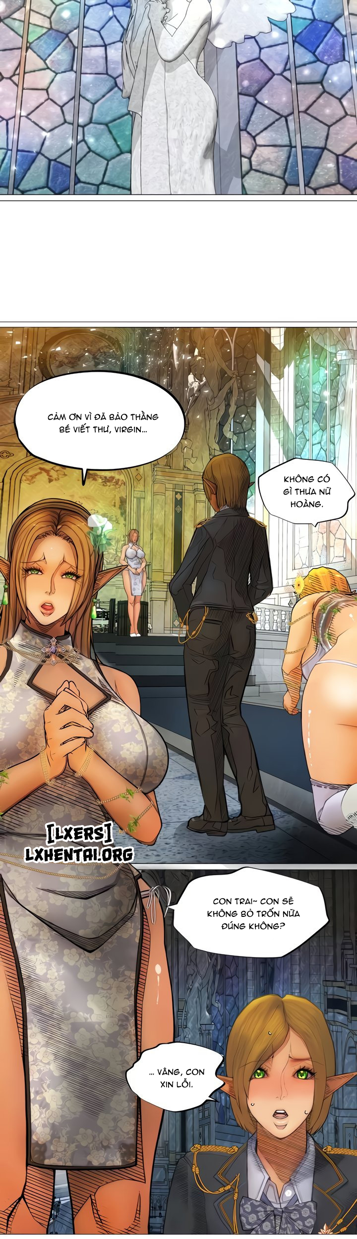 Đọc truyện hentai Nữ Hoàng Dark Elf Và Nô Lệ Orc - Chap 29
