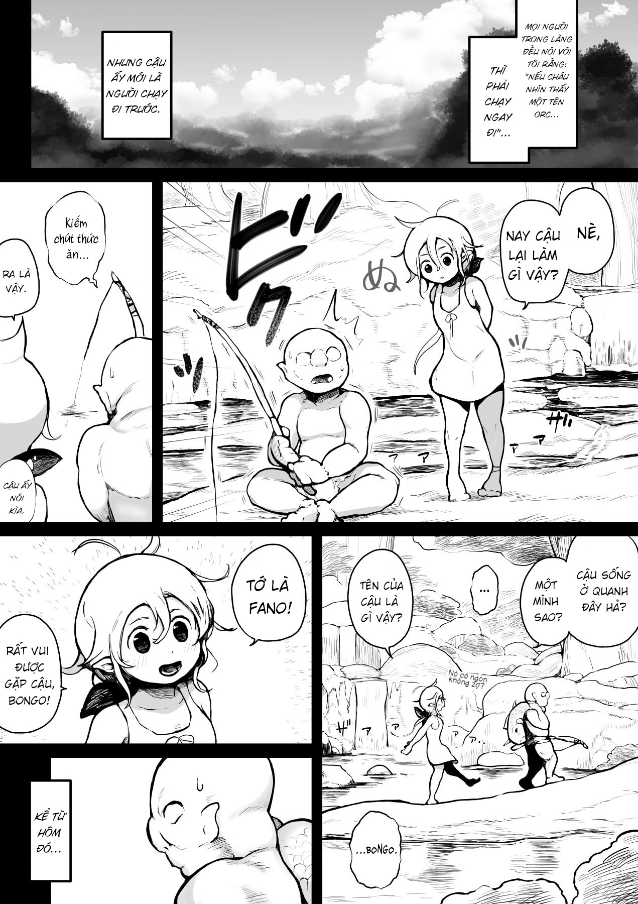 Đọc truyện hentai Bé Elf và tên Orc cùng nhau lớn lên - 1 shot