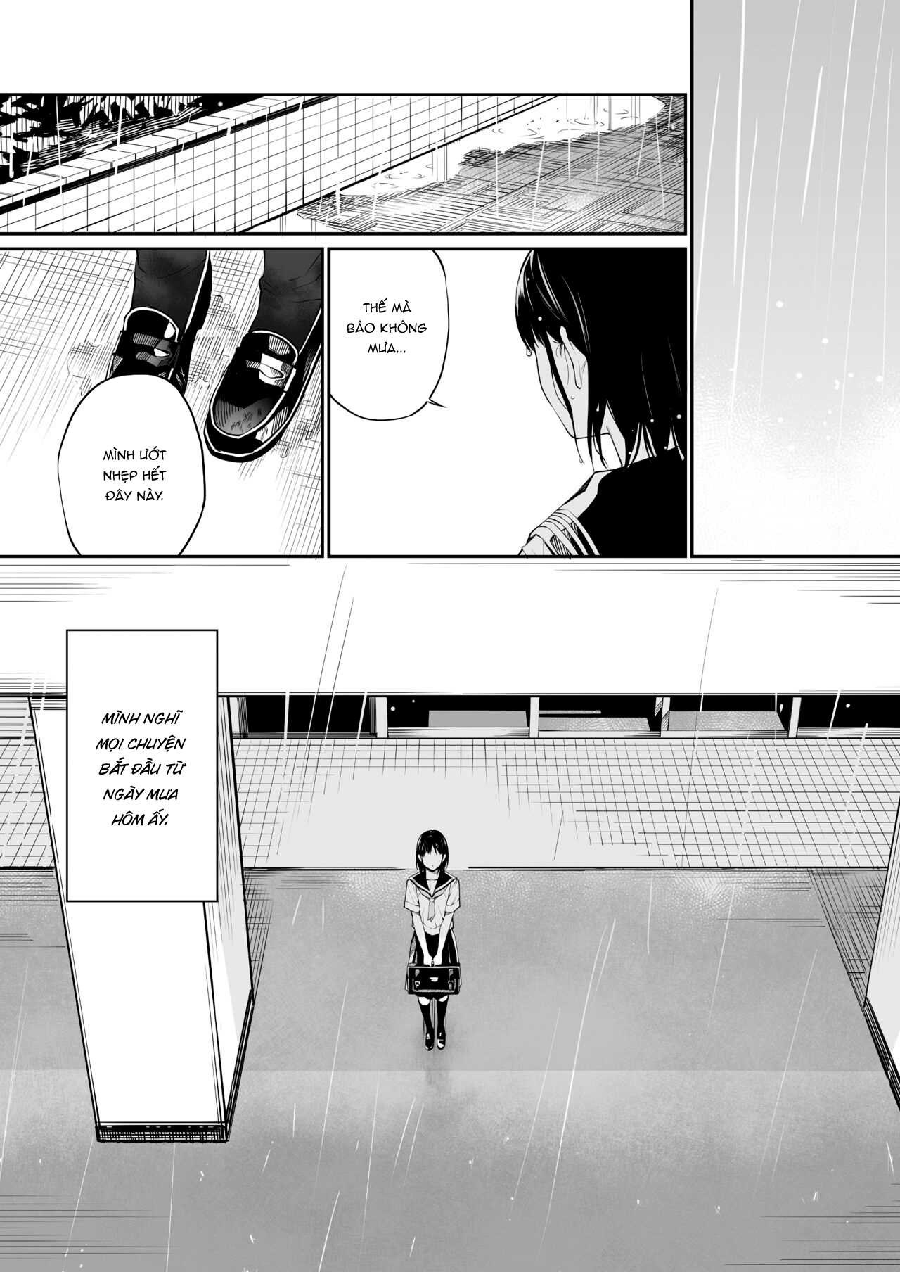 Đọc truyện hentai Tôi lõa thể trong chiều mưa - Oneshot nuột