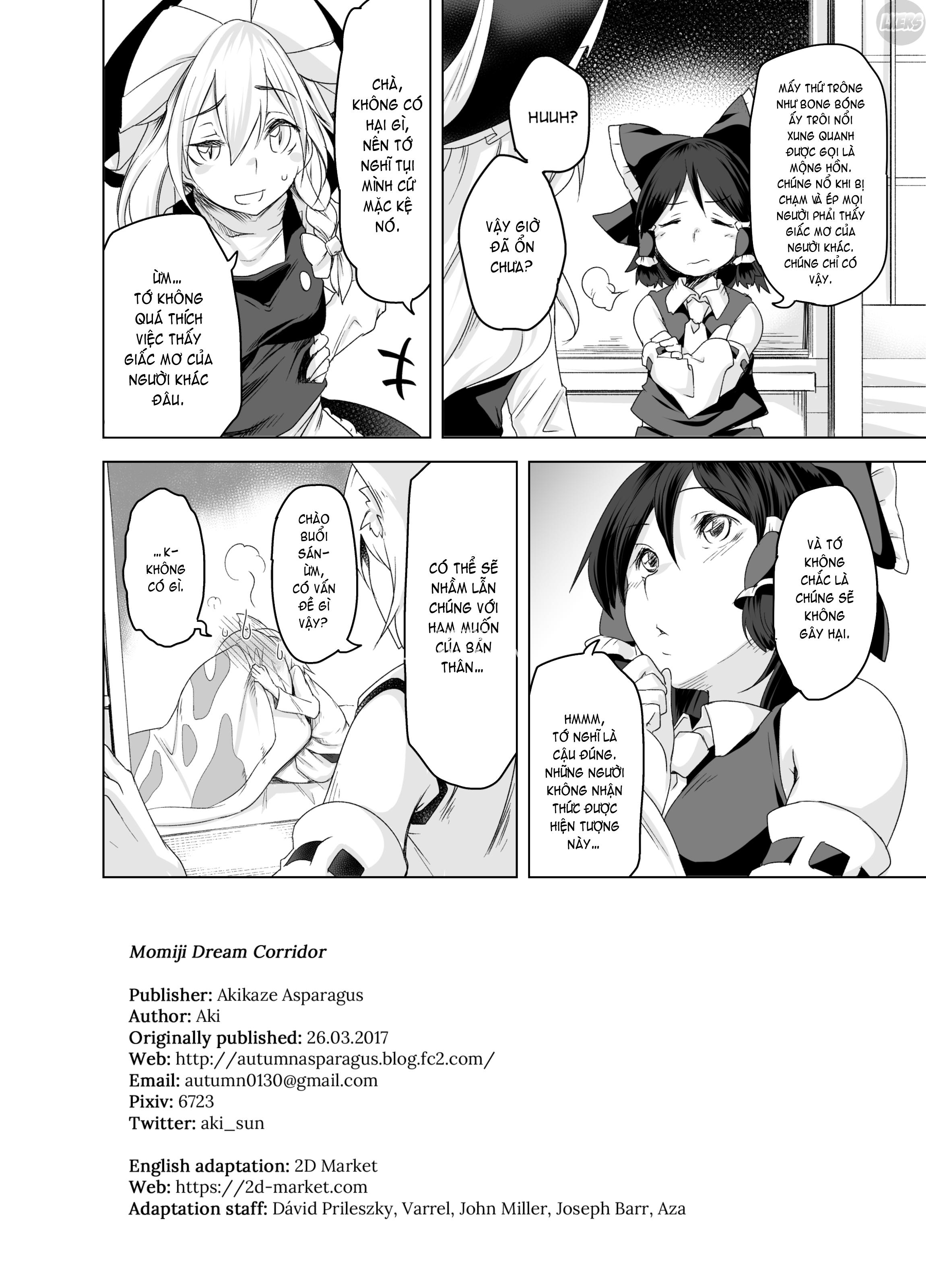 Đọc truyện hentai Hành lang giấc mơ Momiji - Oneshot