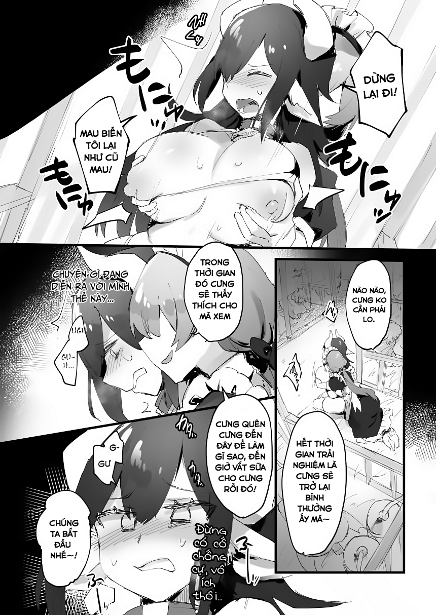 Đọc truyện hentai Một ngày trải nghiệm ở nông trại bò sữa - Hãy cùng nhau tạo thật nhiều ly sữa thơm ngon nhé! - Oneshot