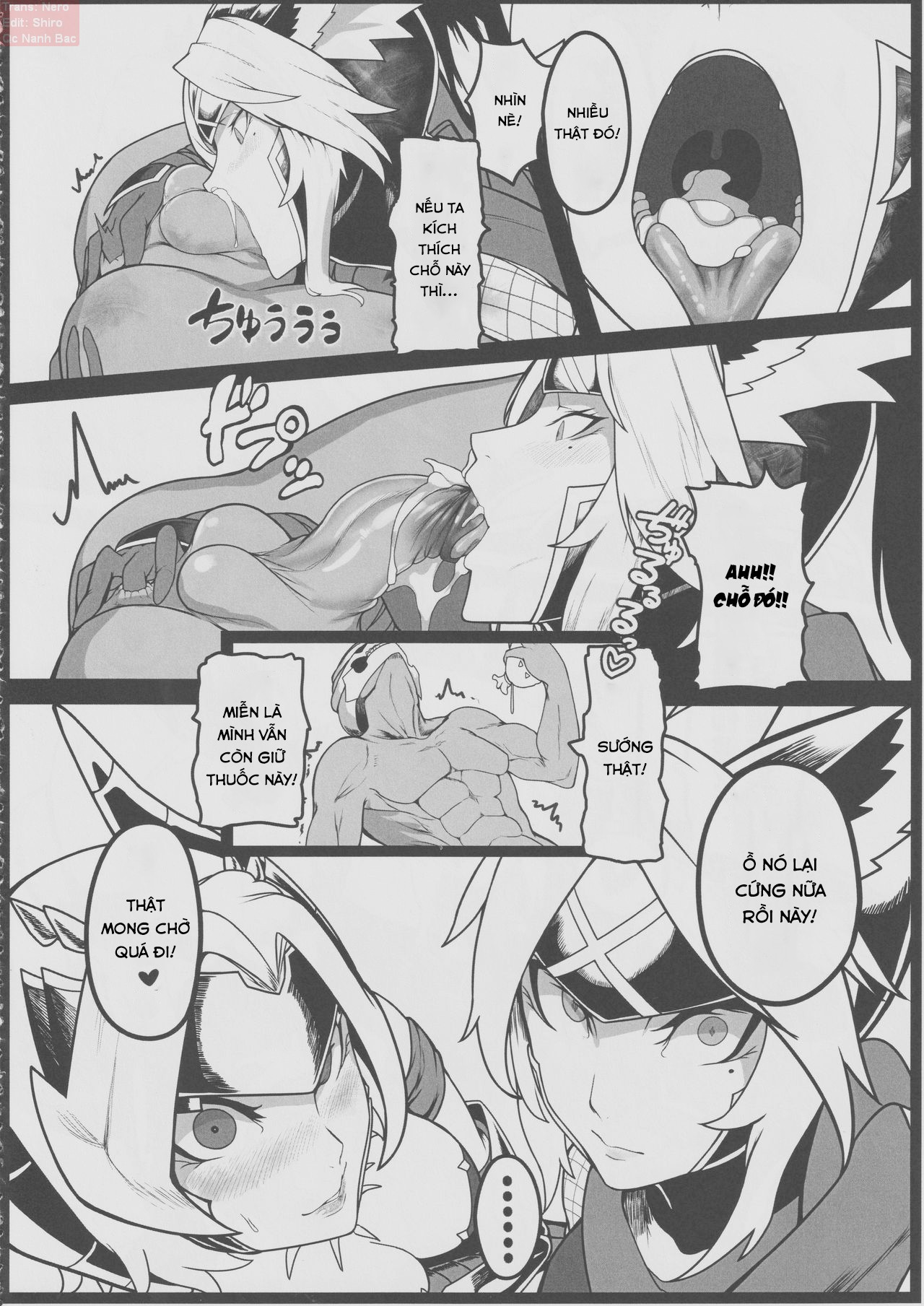 Đọc truyện hentai Double Sex (Monster Hunter) - Oneshot